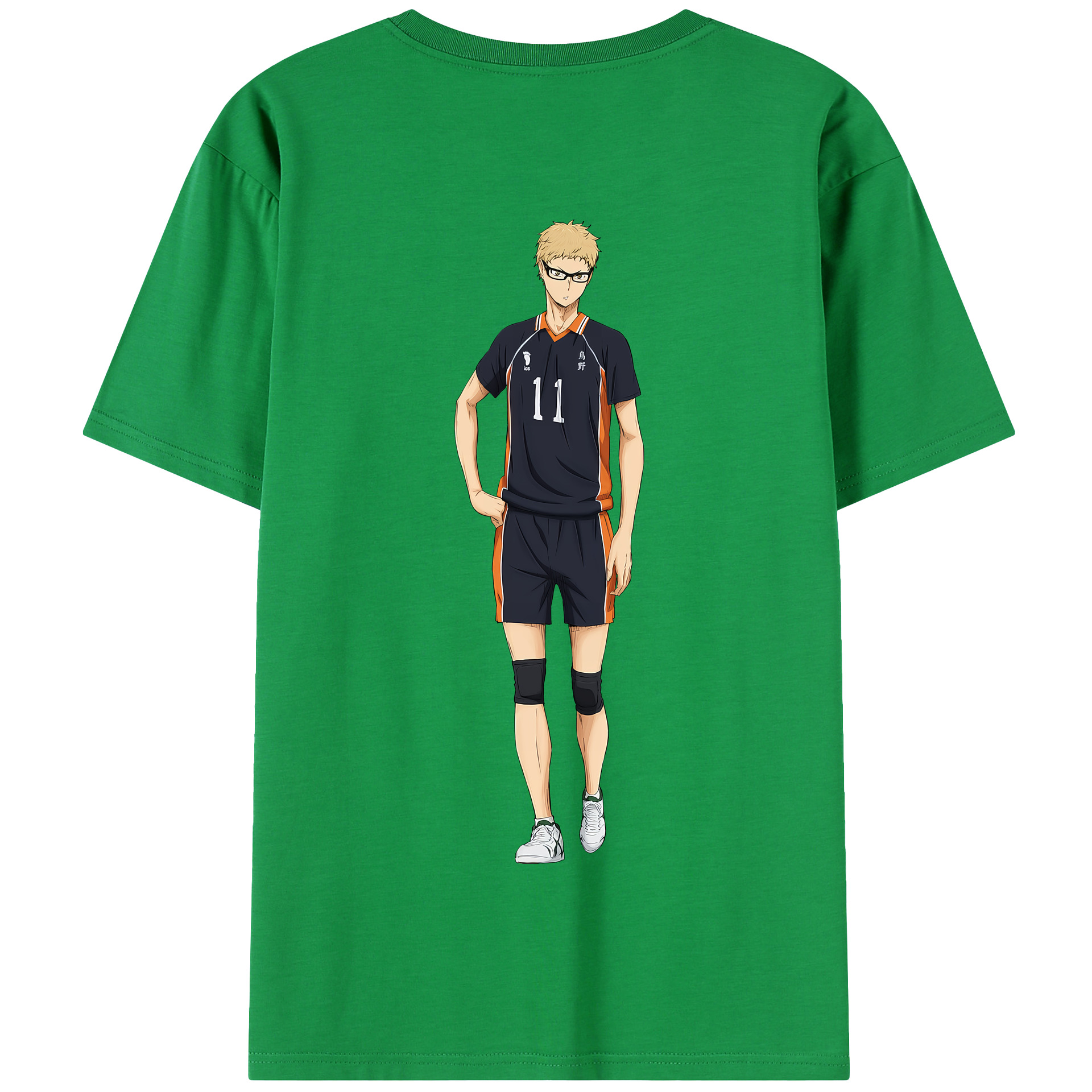 （画像用） ハイキュー!! Haikyu!! 綿100％半袖Tシャツ（背面プリント）