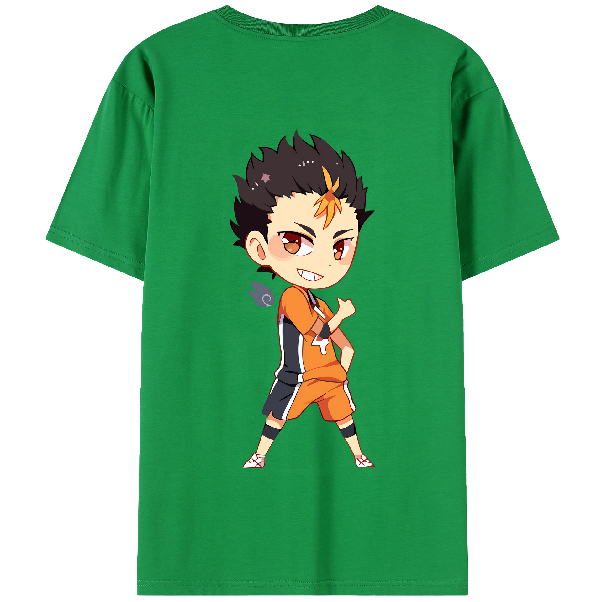 （画像用） ハイキュー!! Haikyu!! 綿100％半袖Tシャツ（背面プリント）