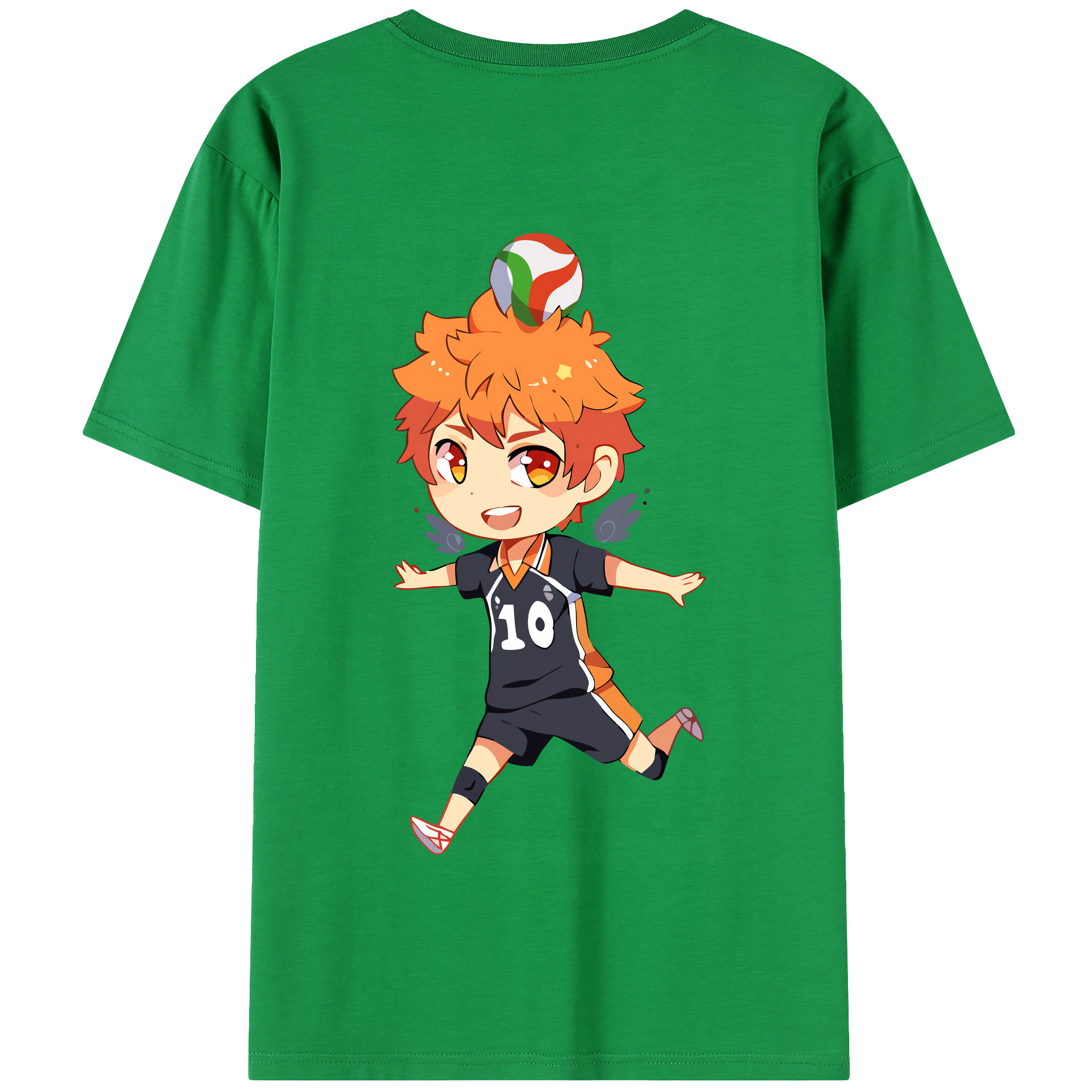 （画像用） ハイキュー!! Haikyu!! 綿100％半袖Tシャツ（背面プリント）