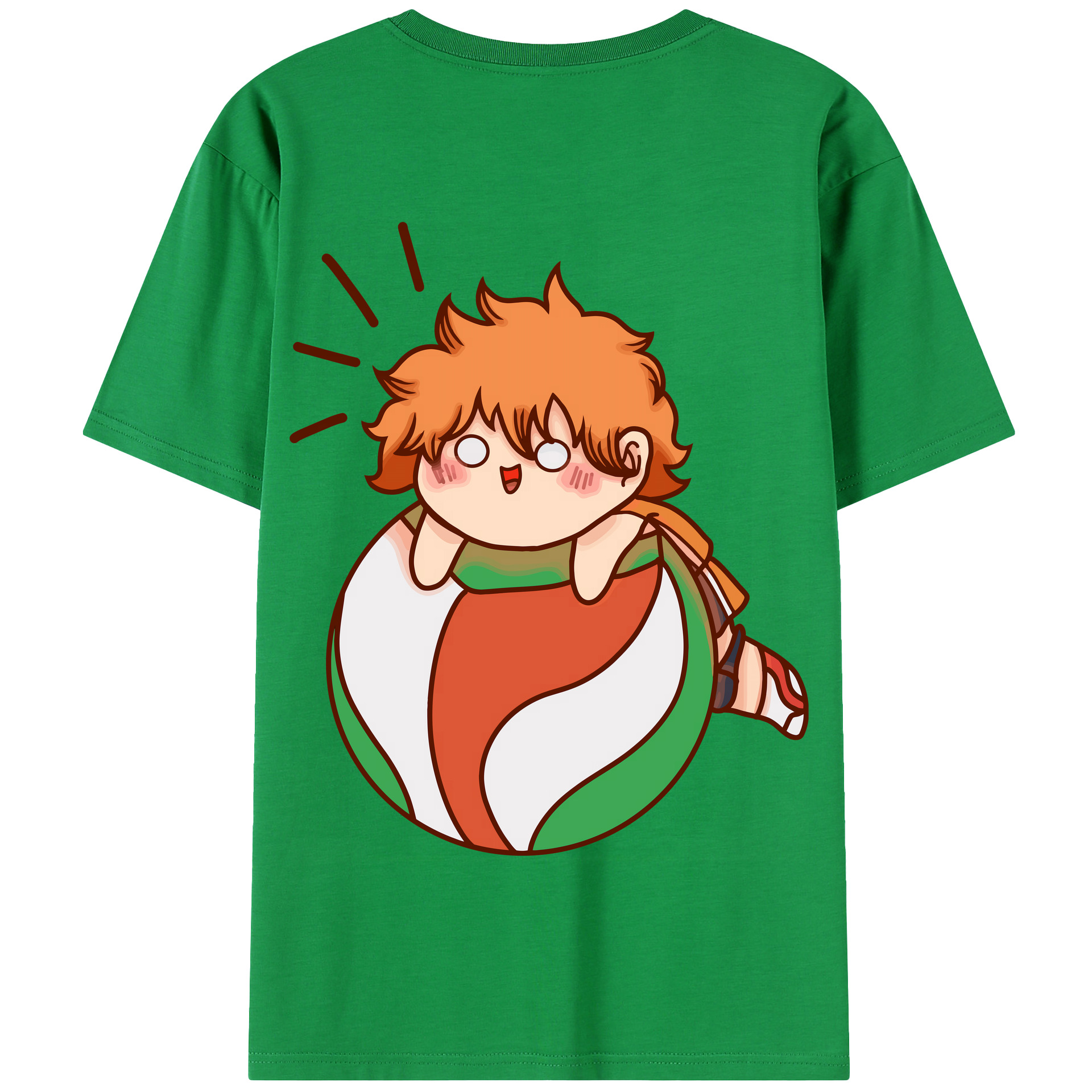 （画像用） ハイキュー!! Haikyu!! 綿100％半袖Tシャツ（背面プリント）