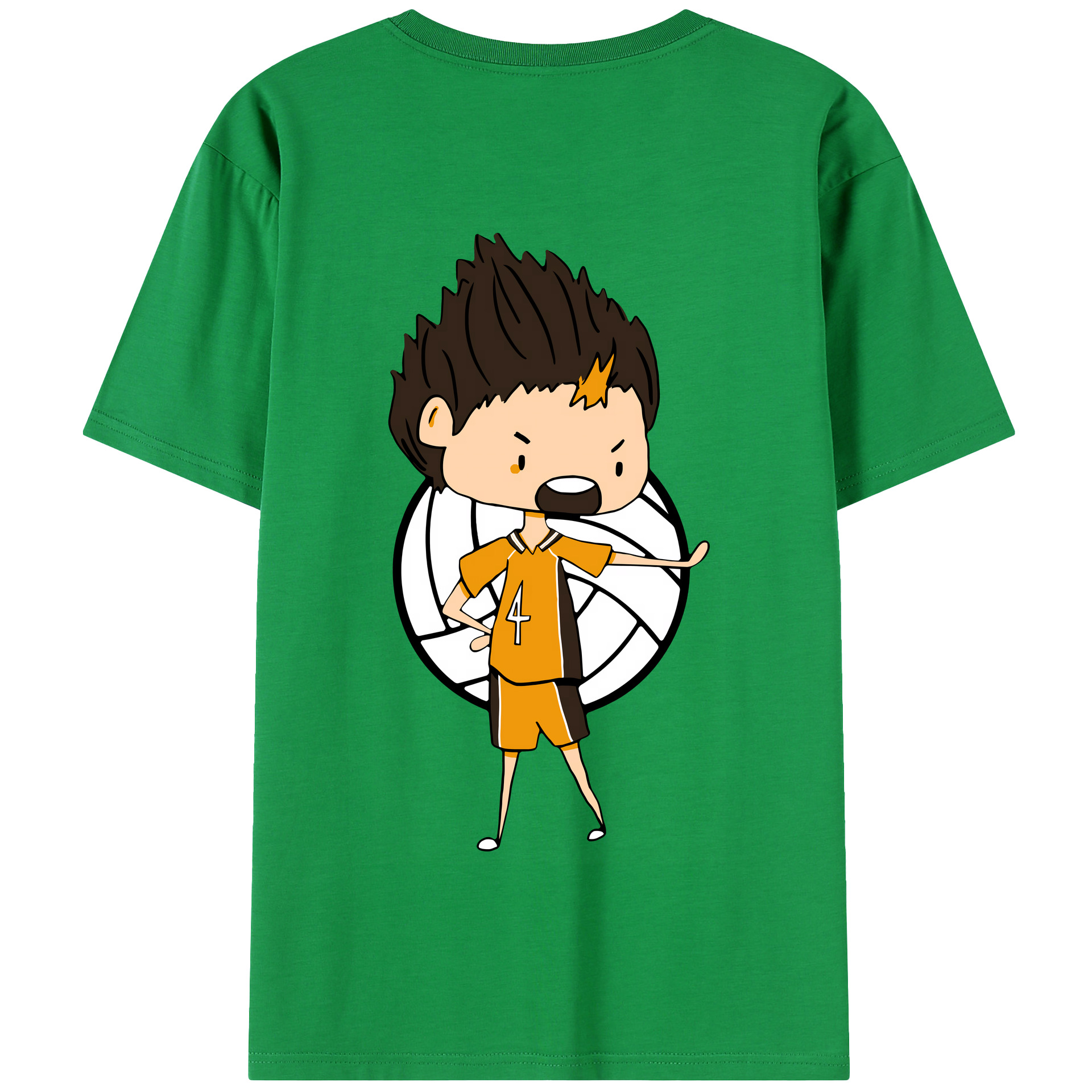 （画像用） ハイキュー!! Haikyu!! 綿100％半袖Tシャツ（背面プリント）