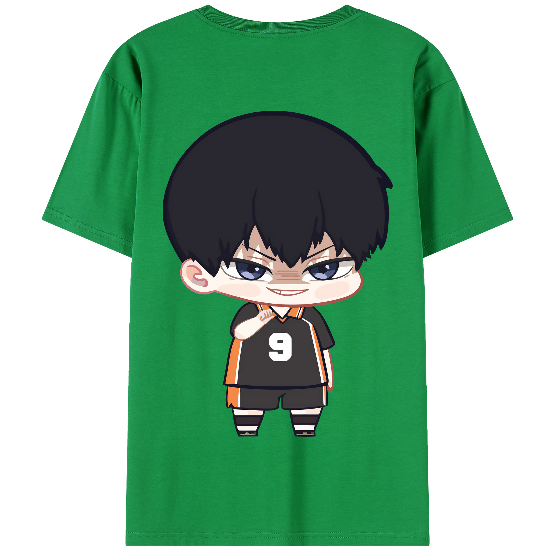 （画像用） ハイキュー!! Haikyu!! 綿100％半袖Tシャツ（背面プリント）