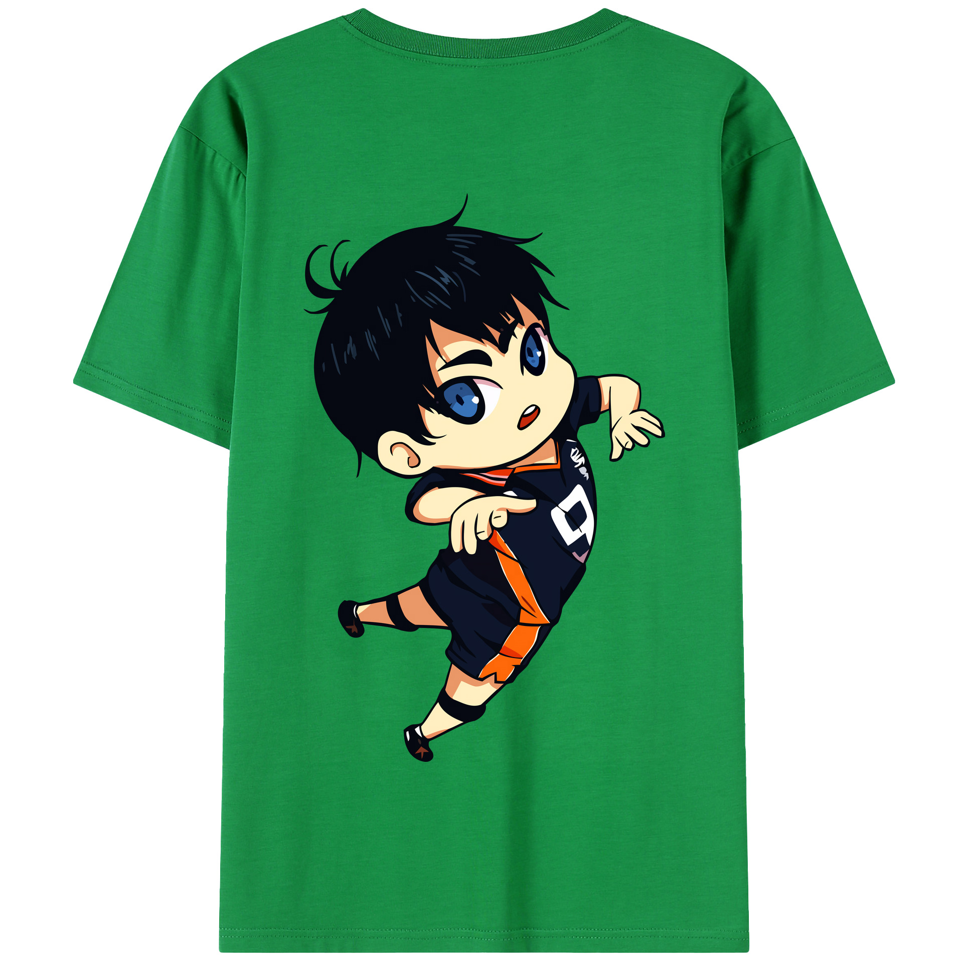 （画像用） ハイキュー!! Haikyu!! 綿100％半袖Tシャツ（背面プリント）