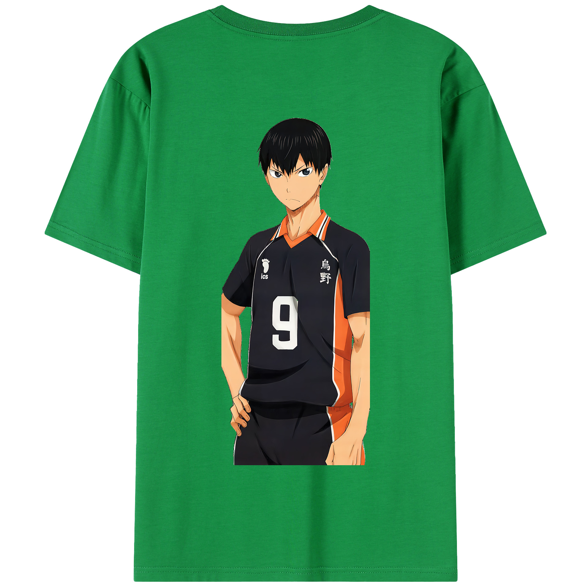 （画像用） ハイキュー!! Haikyu!! 綿100％半袖Tシャツ（背面プリント）