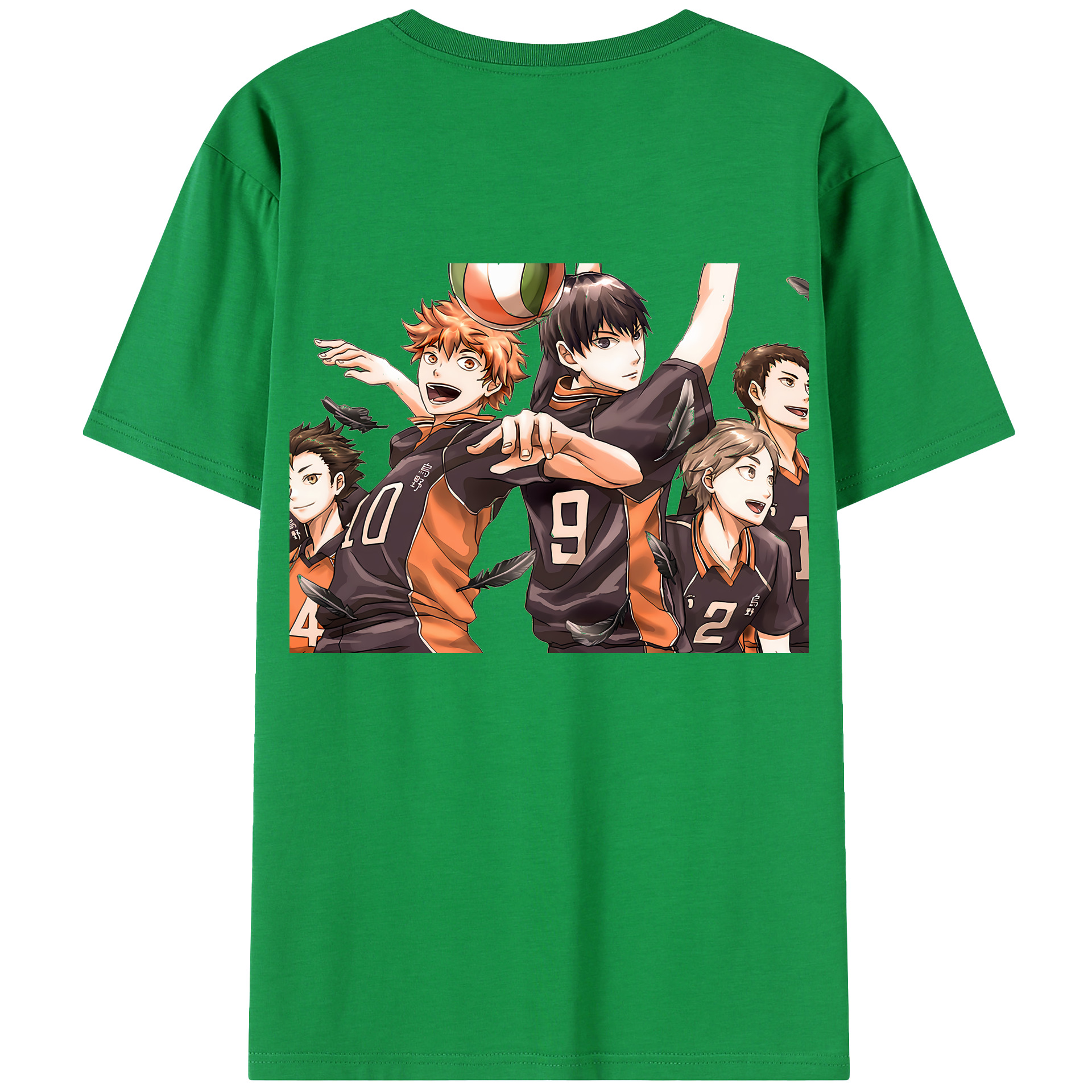 （画像用） ハイキュー!! Haikyu!! 綿100％半袖Tシャツ（背面プリント）