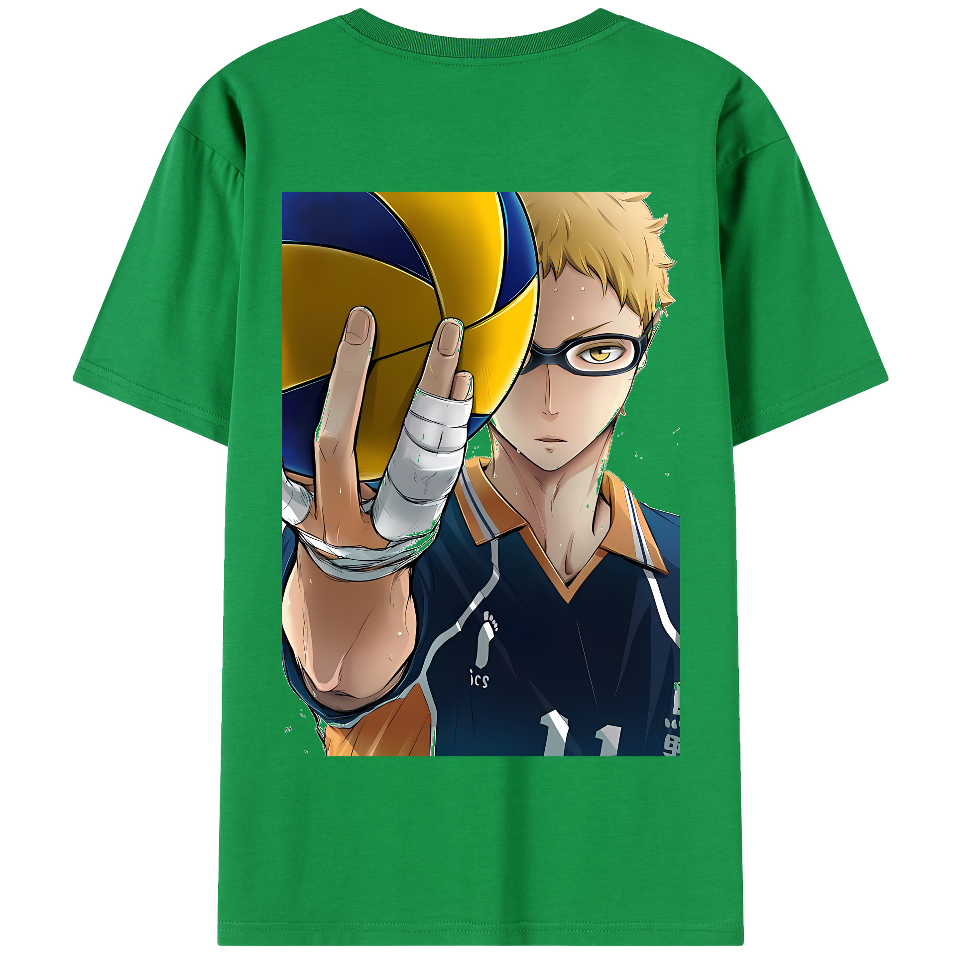 （画像用） ハイキュー!! Haikyu!! 綿100％半袖Tシャツ（背面プリント）