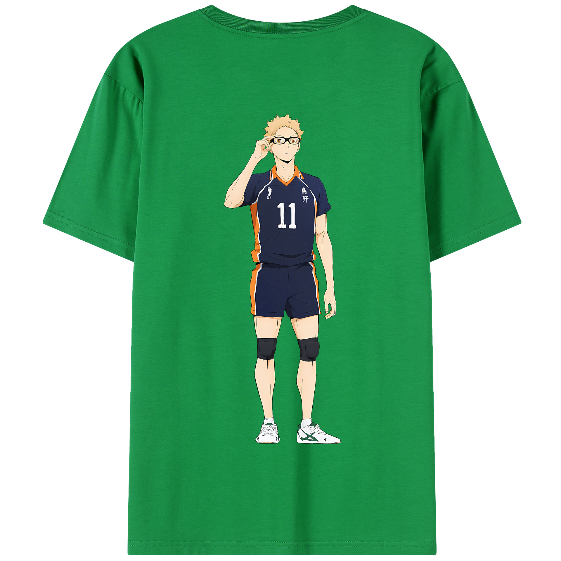 （画像用） ハイキュー!! Haikyu!! 綿100％半袖Tシャツ（背面プリント）