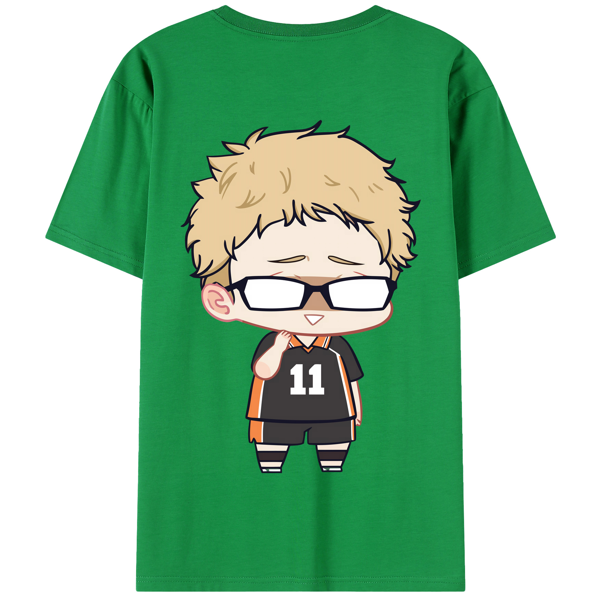 （画像用） ハイキュー!! Haikyu!! 綿100％半袖Tシャツ（背面プリント）