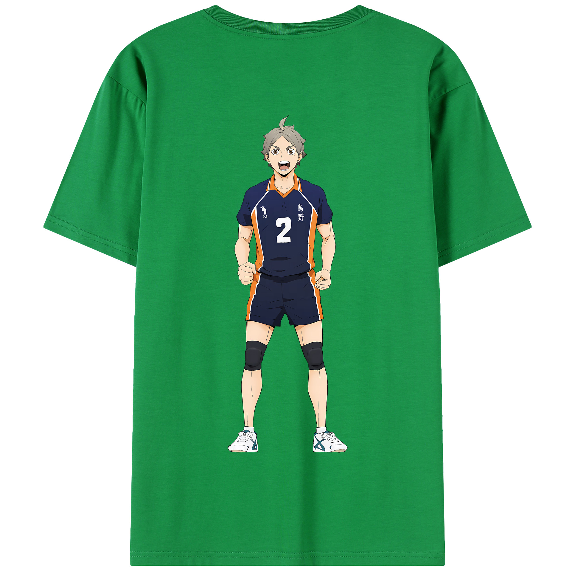 （画像用） ハイキュー!! Haikyu!! 綿100％半袖Tシャツ（背面プリント）