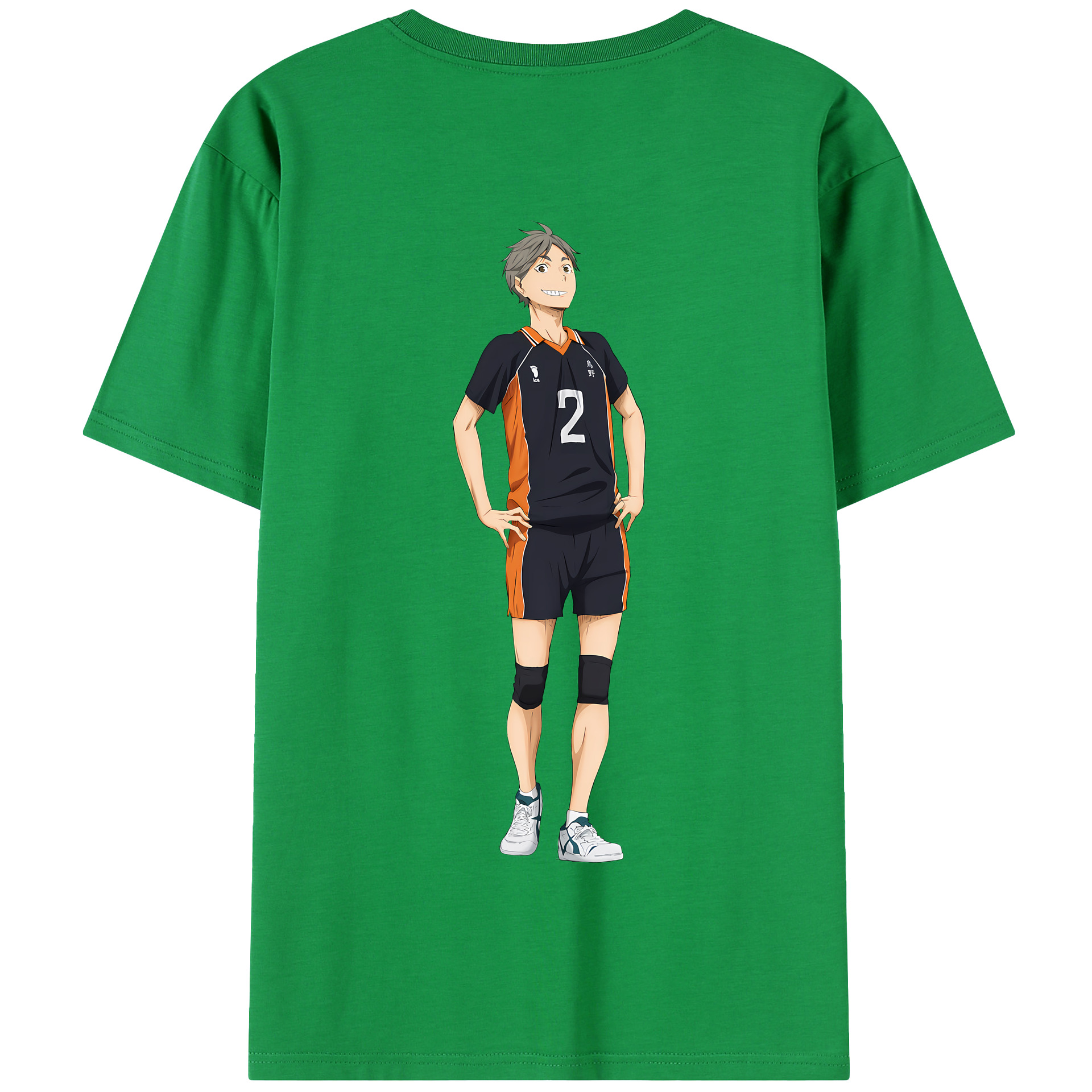 （画像用） ハイキュー!! Haikyu!! 綿100％半袖Tシャツ（背面プリント）