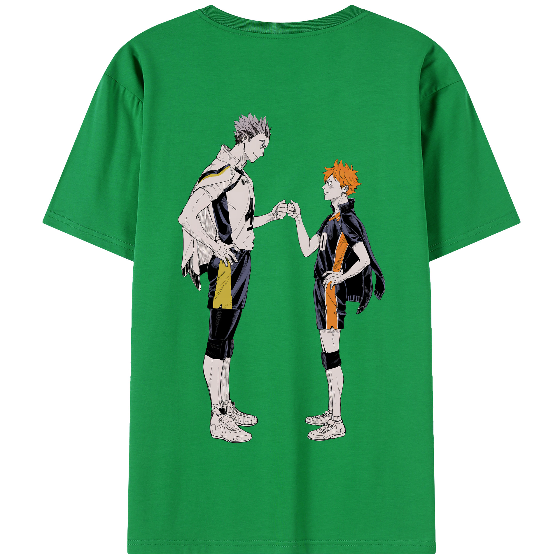 （画像用） ハイキュー!! Haikyu!! 綿100％半袖Tシャツ（背面プリント）
