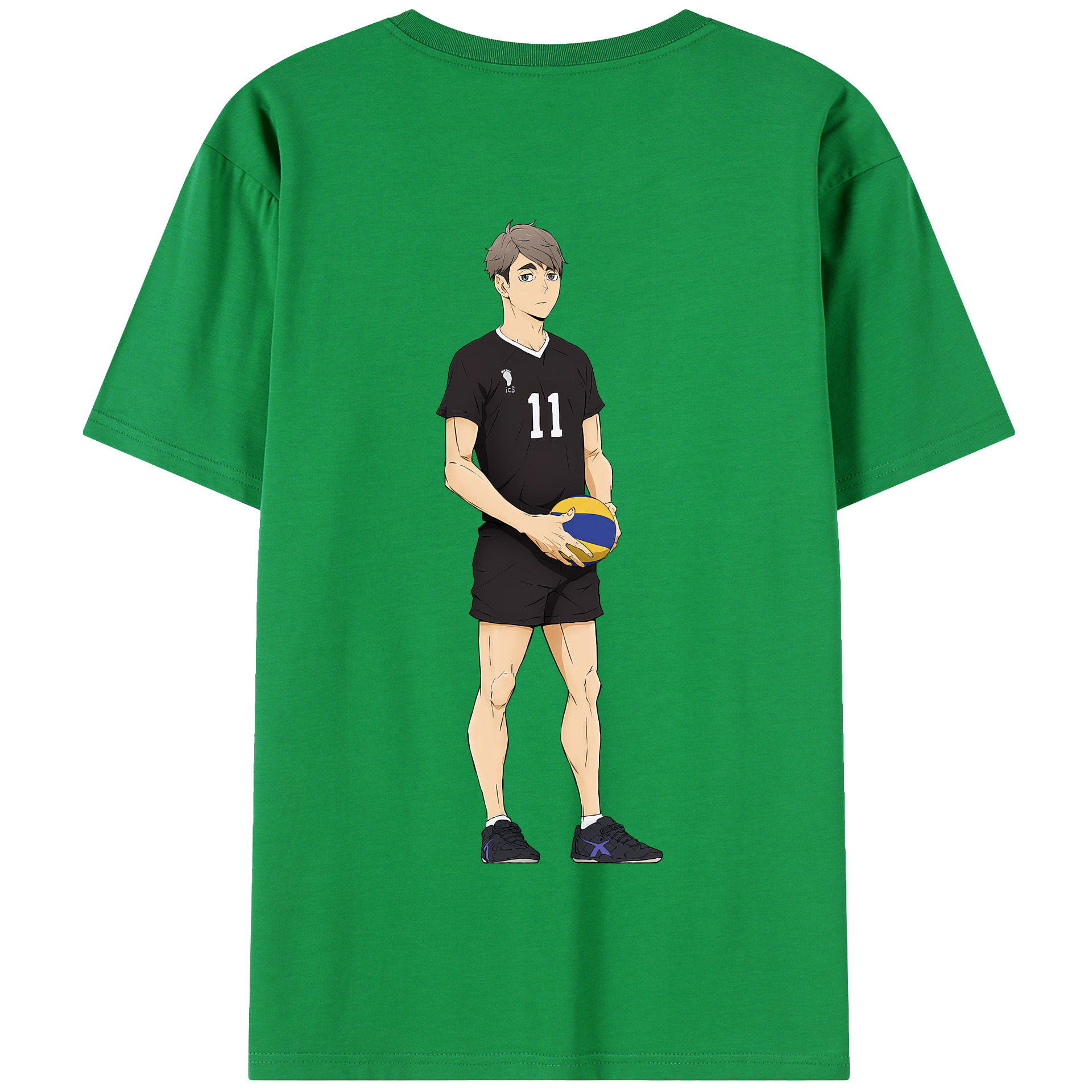 （画像用） ハイキュー!! Haikyu!! 綿100％半袖Tシャツ（背面プリント）