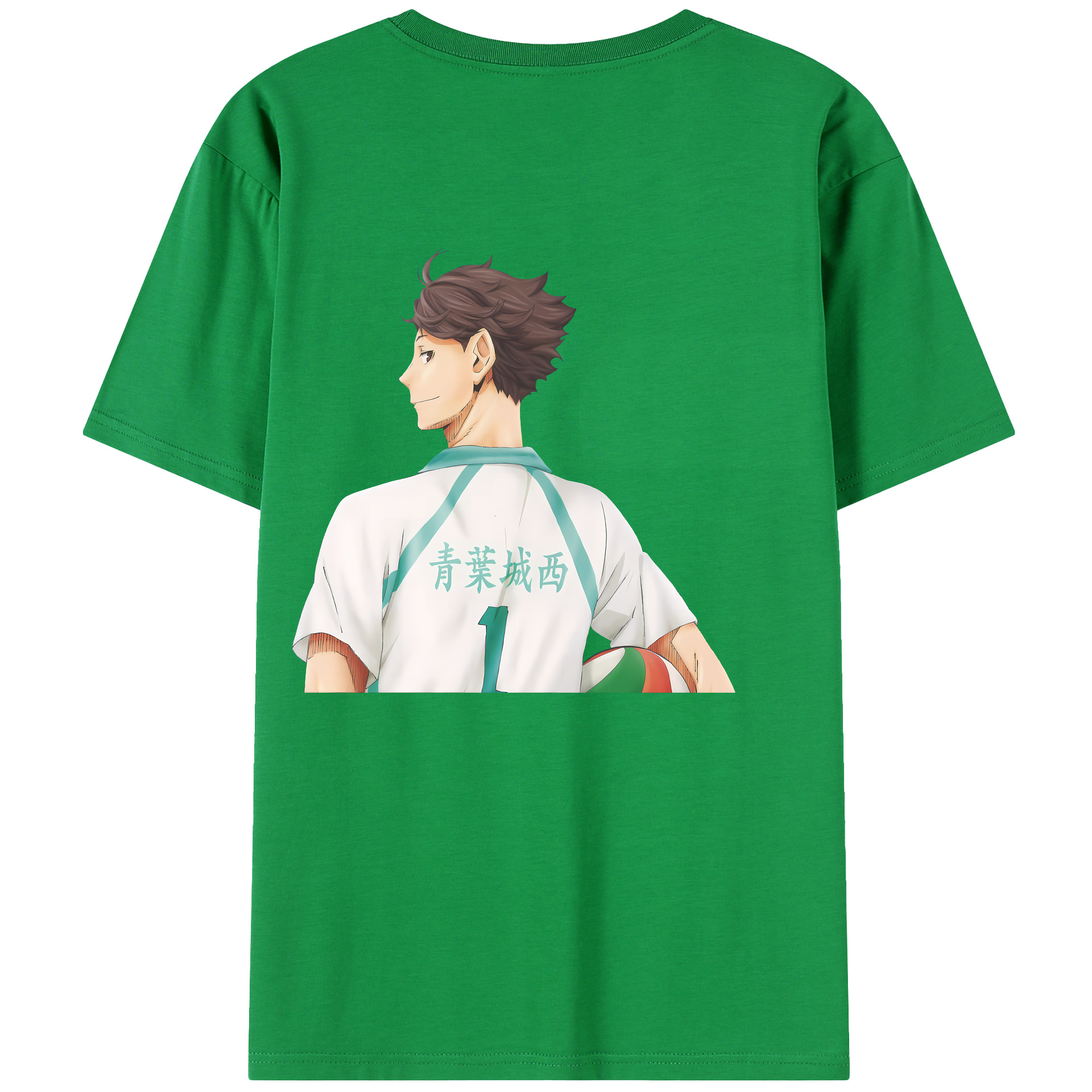 （画像用） ハイキュー!! Haikyu!! 綿100％半袖Tシャツ（背面プリント）