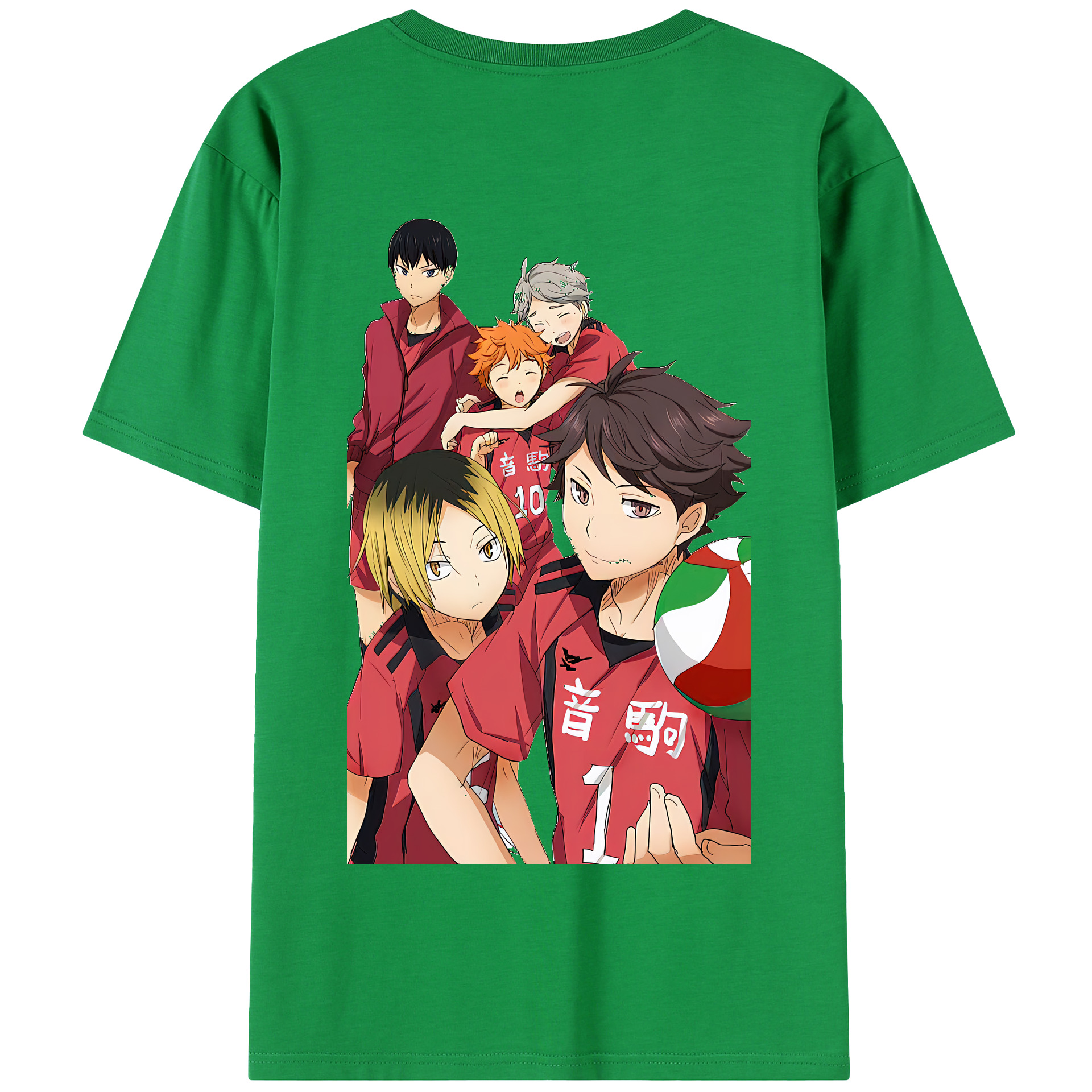 （画像用） ハイキュー!! Haikyu!! 綿100％半袖Tシャツ（背面プリント）
