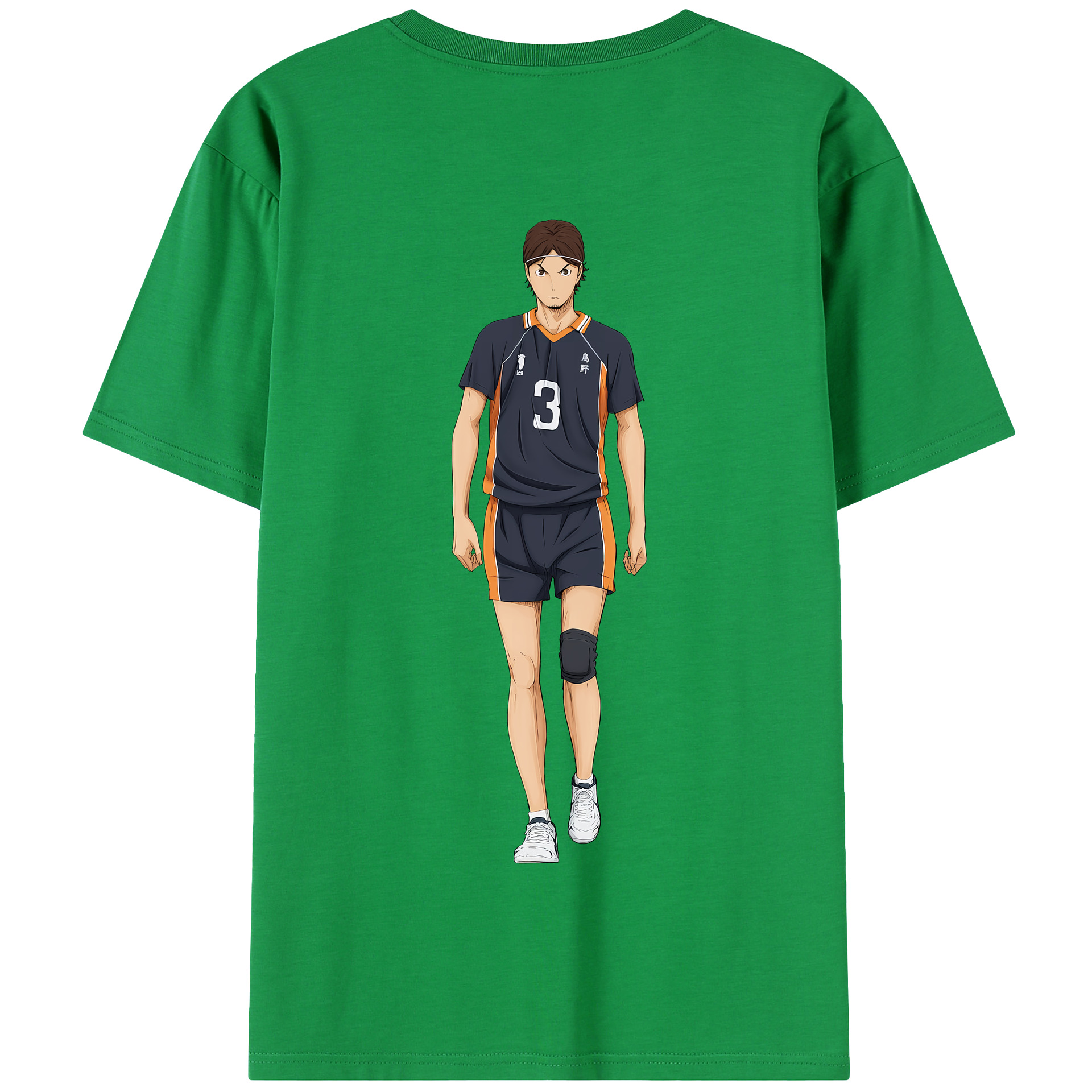 （画像用） ハイキュー!! Haikyu!! 綿100％半袖Tシャツ（背面プリント）