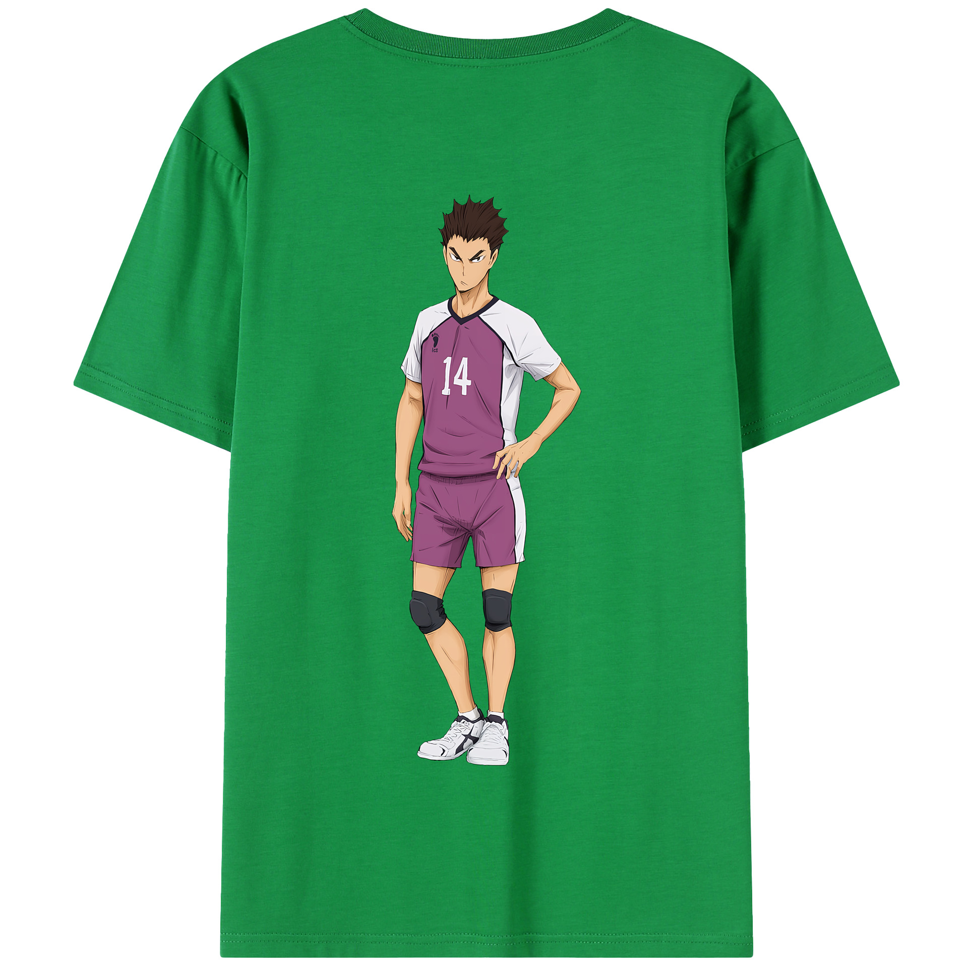 （画像用） ハイキュー!! Haikyu!! 綿100％半袖Tシャツ（背面プリント）