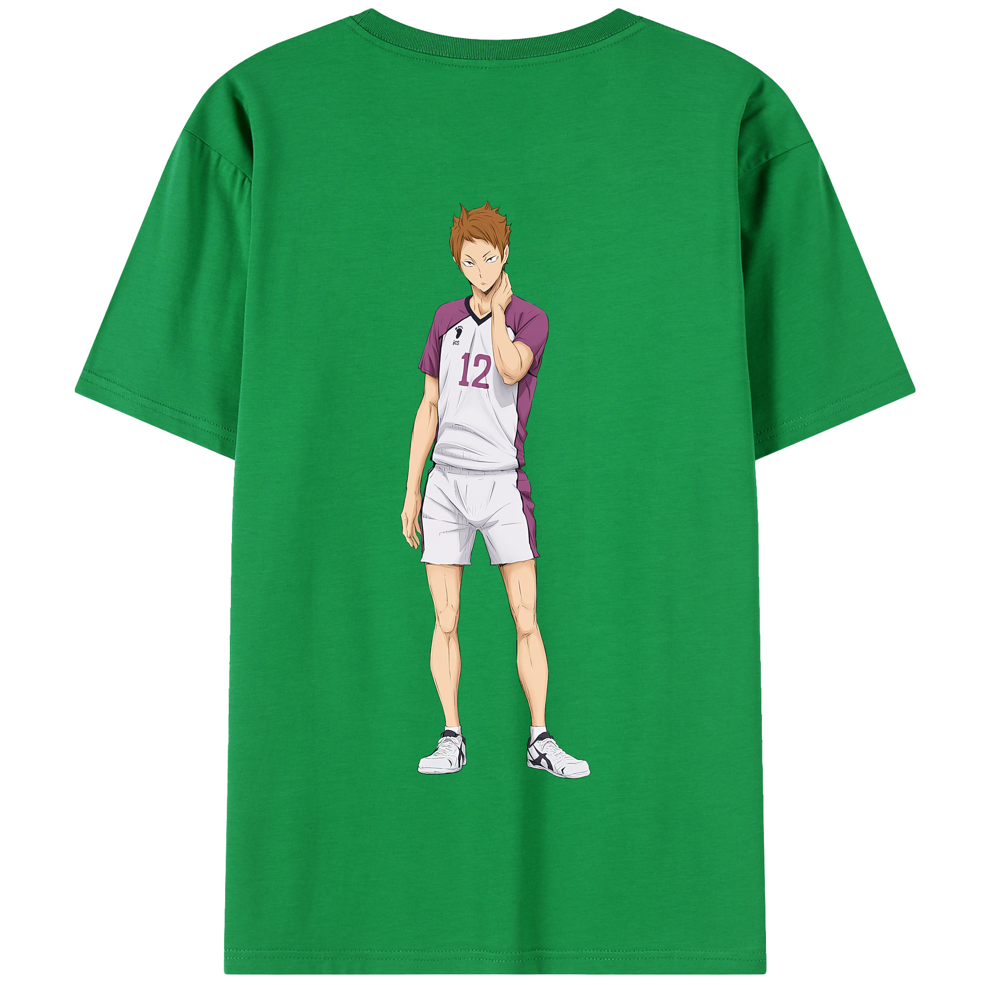 （画像用） ハイキュー!! Haikyu!! 綿100％半袖Tシャツ（背面プリント）