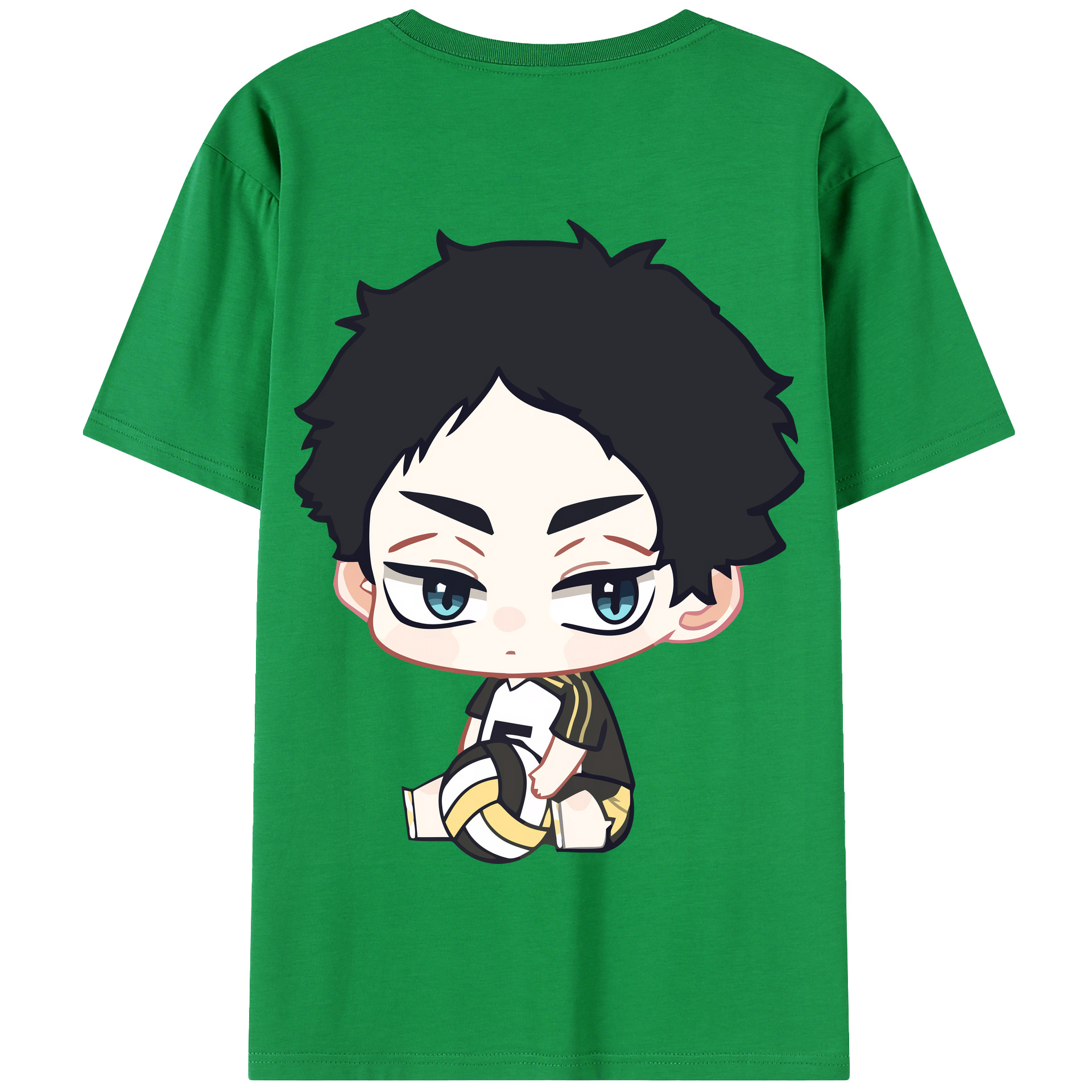 （画像用） ハイキュー!! Haikyu!! 綿100％半袖Tシャツ（背面プリント）