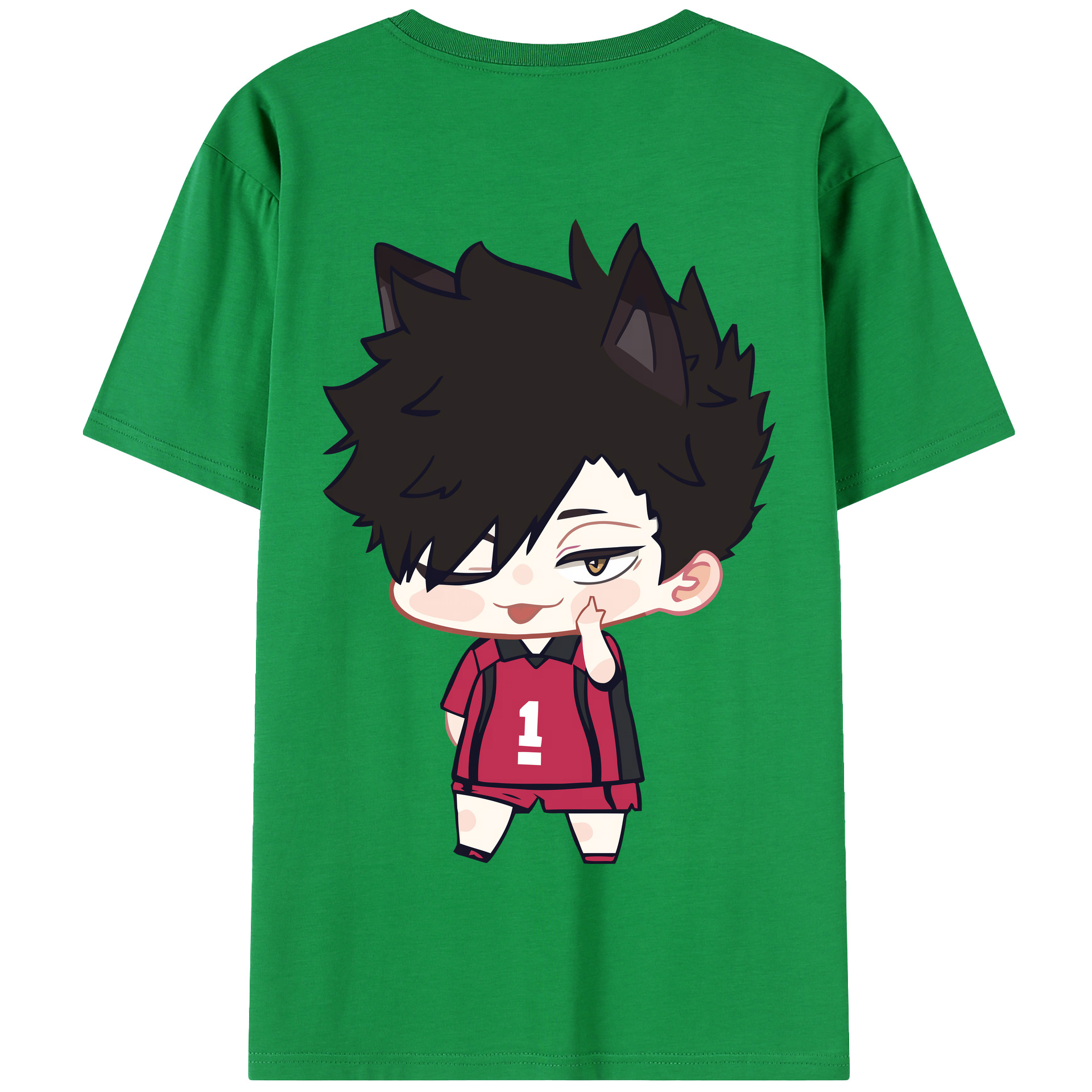 （画像用） ハイキュー!! Haikyu!! 綿100％半袖Tシャツ（背面プリント）