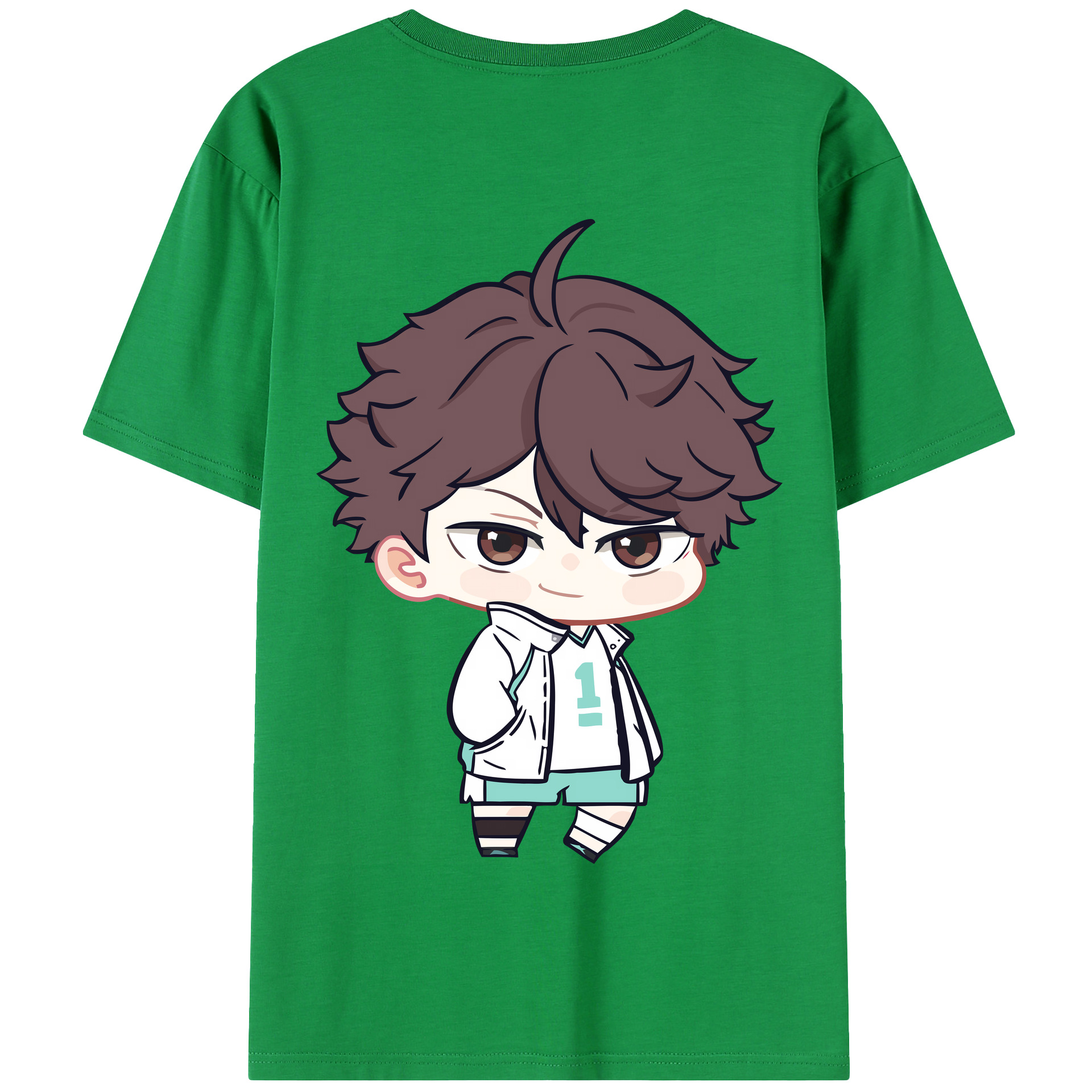 （画像用） ハイキュー!! Haikyu!! 綿100％半袖Tシャツ（背面プリント）