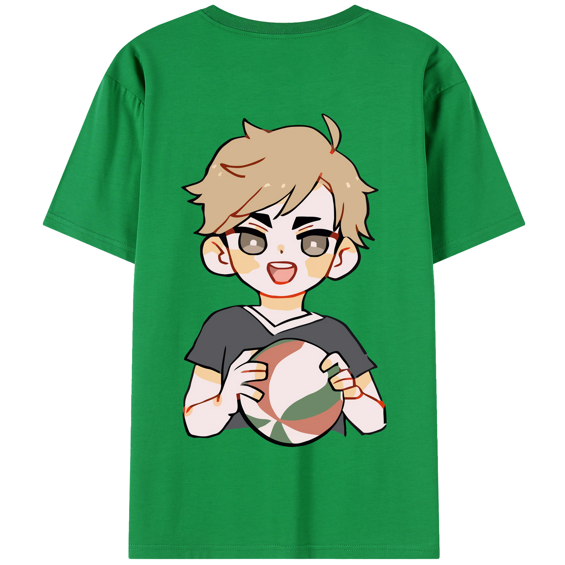 （画像用） ハイキュー!! Haikyu!! 綿100％半袖Tシャツ（背面プリント）