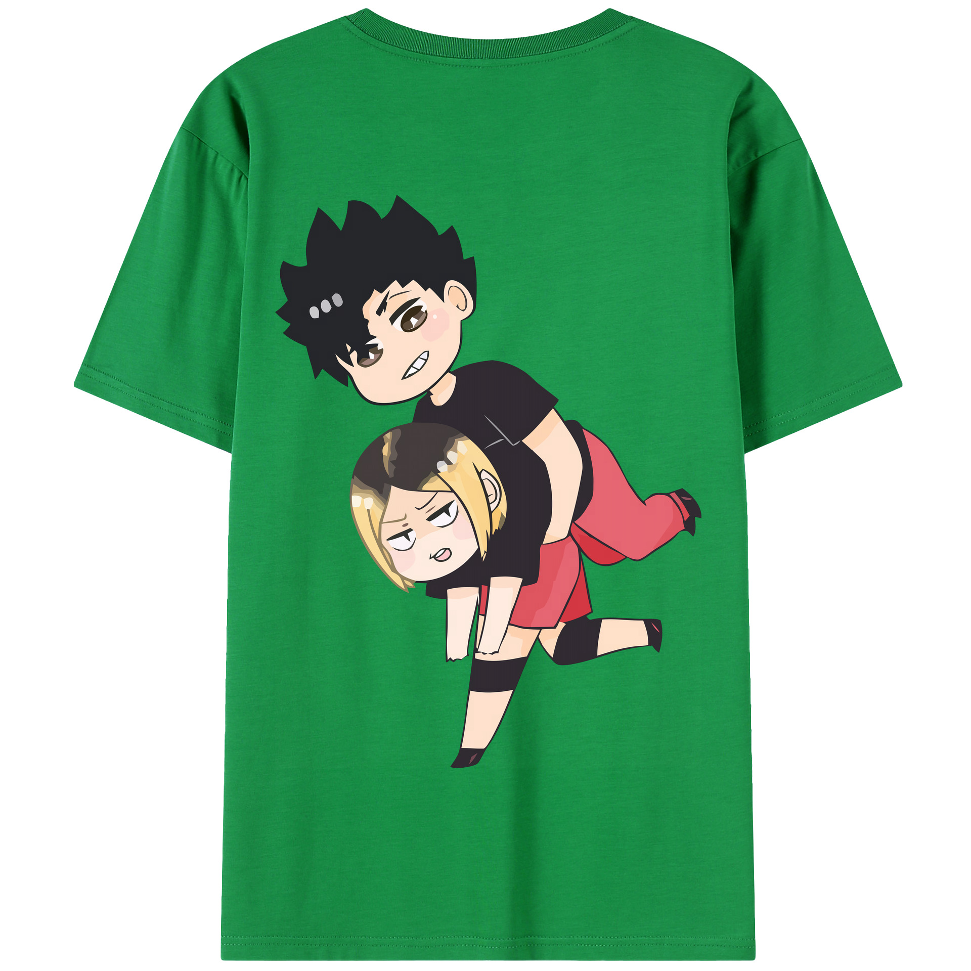 （画像用） ハイキュー!! Haikyu!! 綿100％半袖Tシャツ（背面プリント）