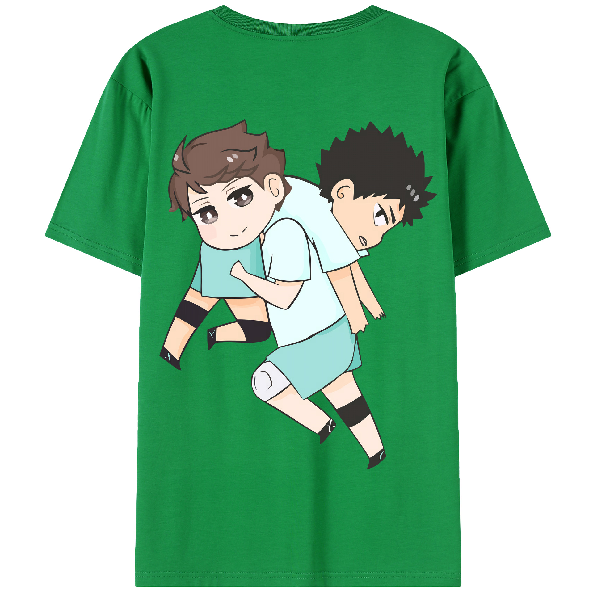 （画像用） ハイキュー!! Haikyu!! 綿100％半袖Tシャツ（背面プリント）