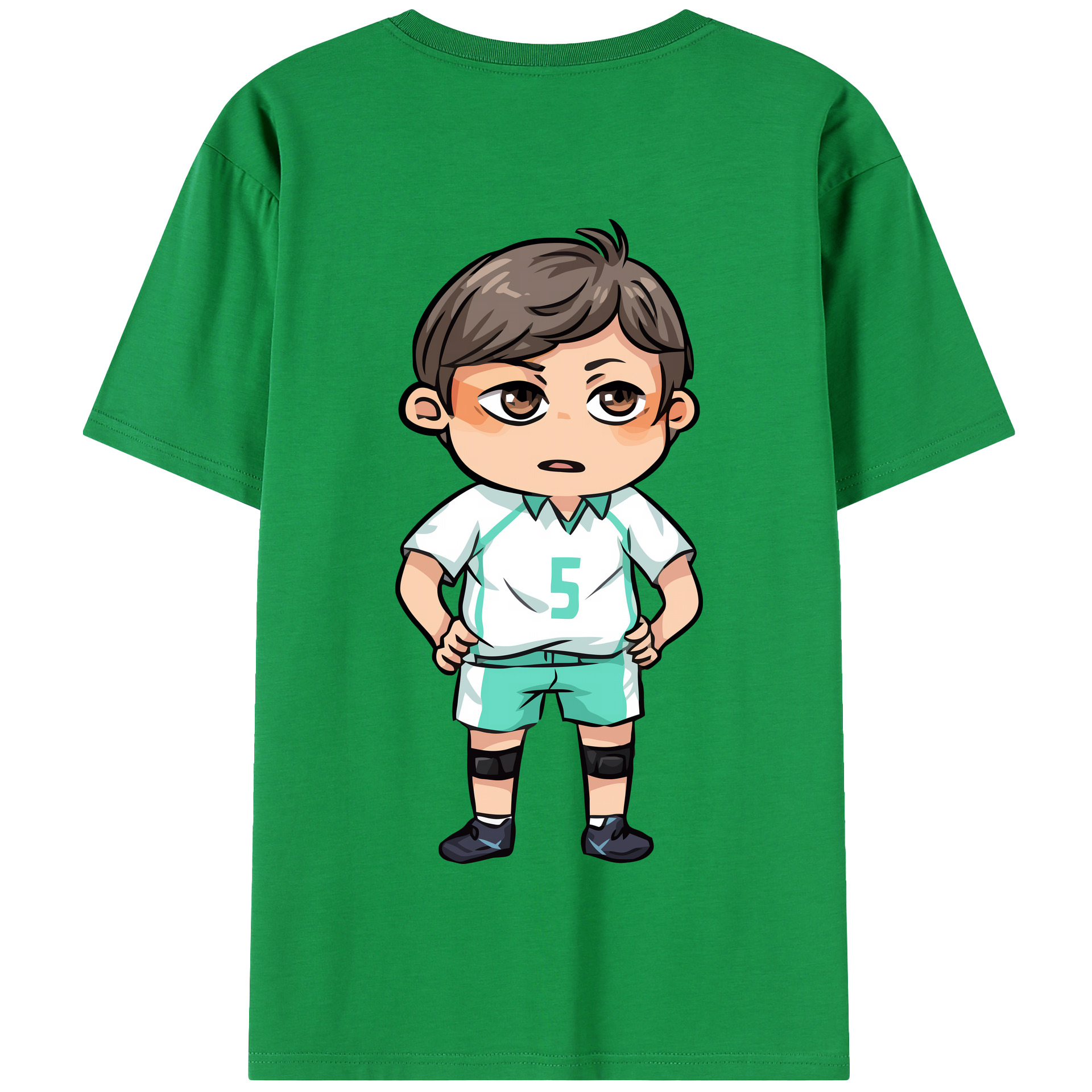 （画像用） ハイキュー!! Haikyu!! 綿100％半袖Tシャツ（背面プリント）