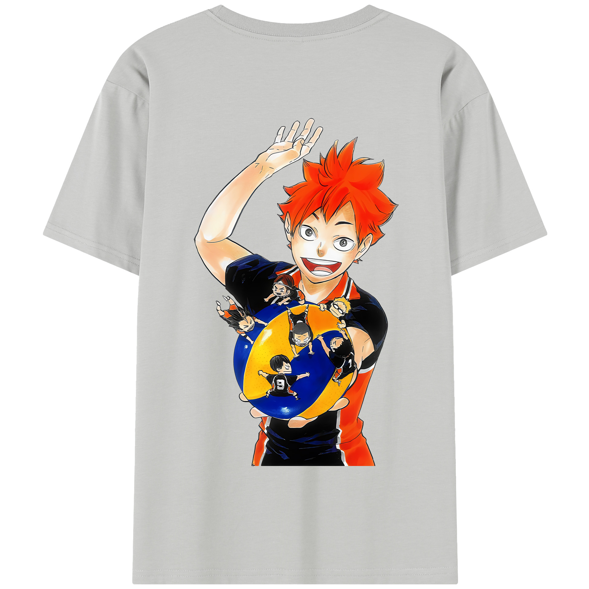 （画像用） ハイキュー!! Haikyu!! 綿100％半袖Tシャツ（背面プリント）