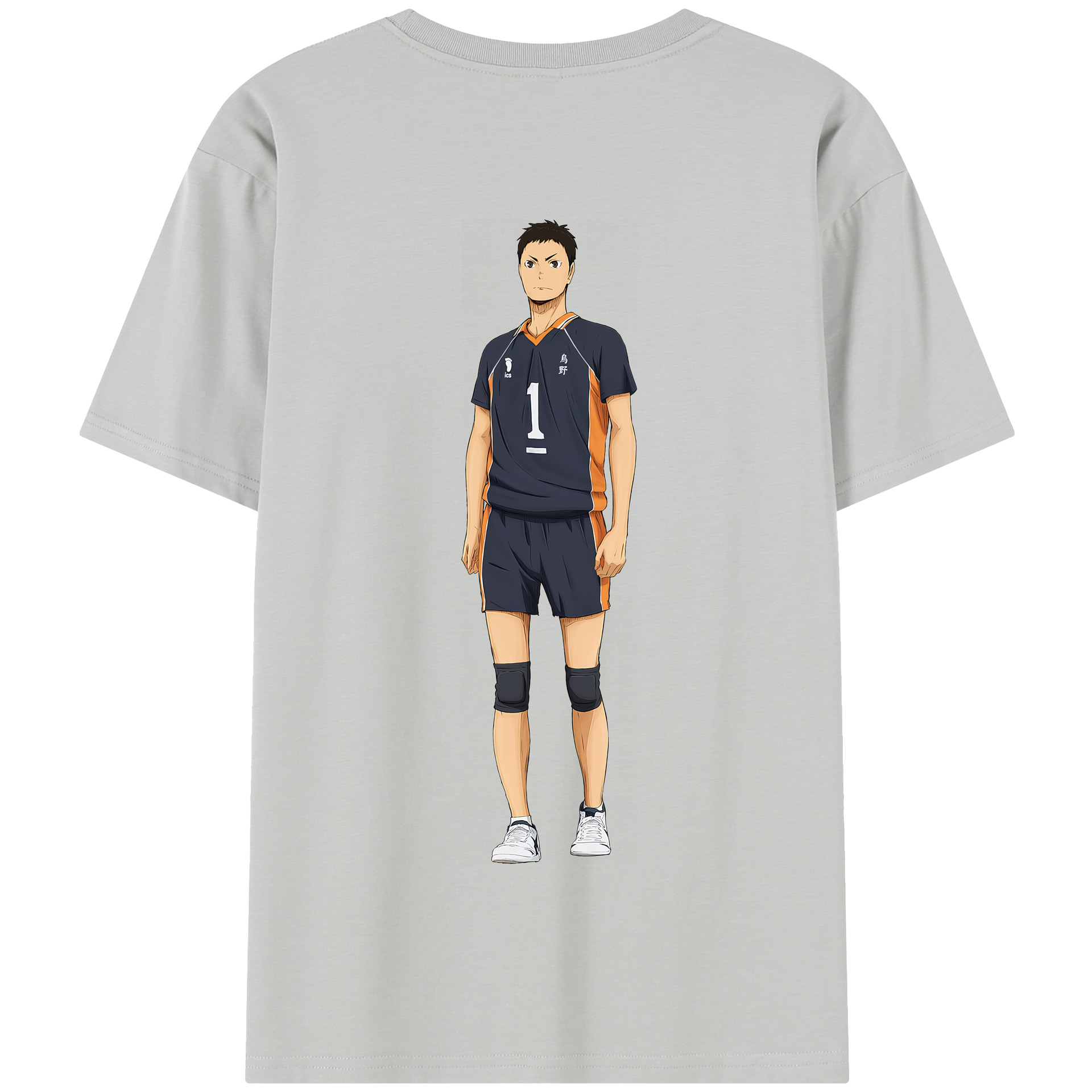 （画像用） ハイキュー!! Haikyu!! 綿100％半袖Tシャツ（背面プリント）