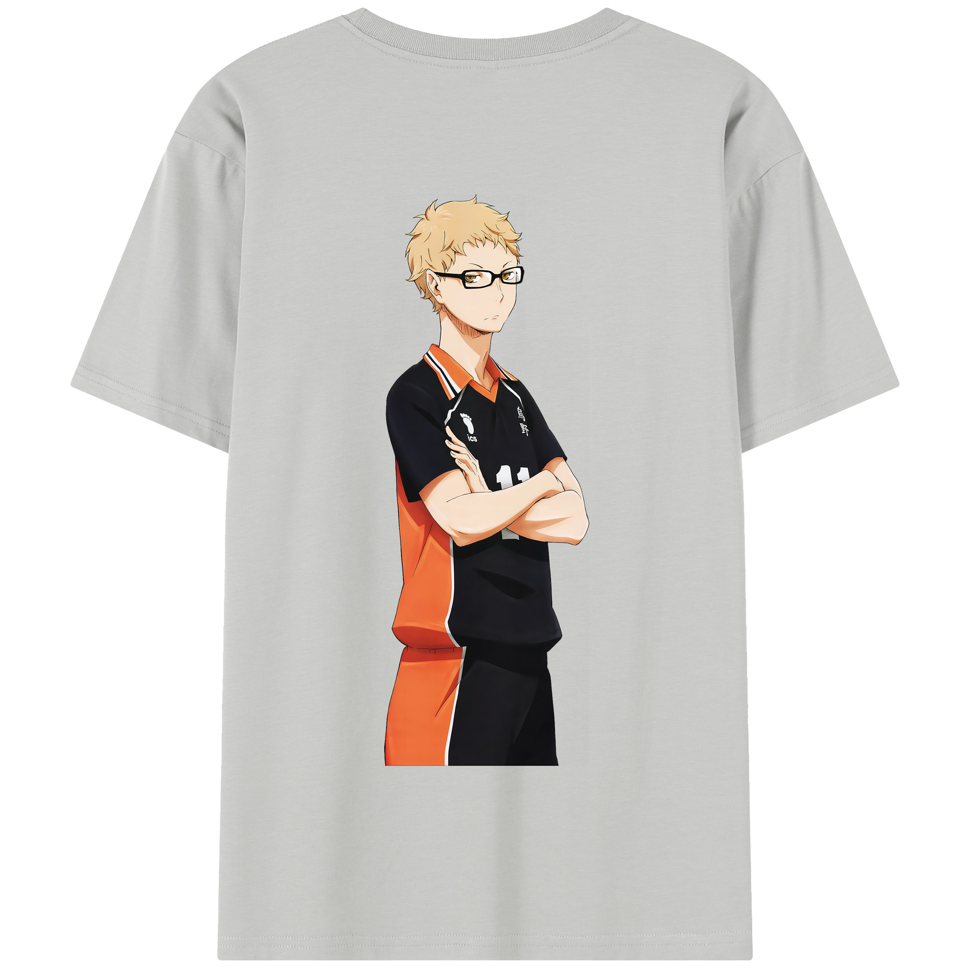 （画像用） ハイキュー!! Haikyu!! 綿100％半袖Tシャツ（背面プリント）