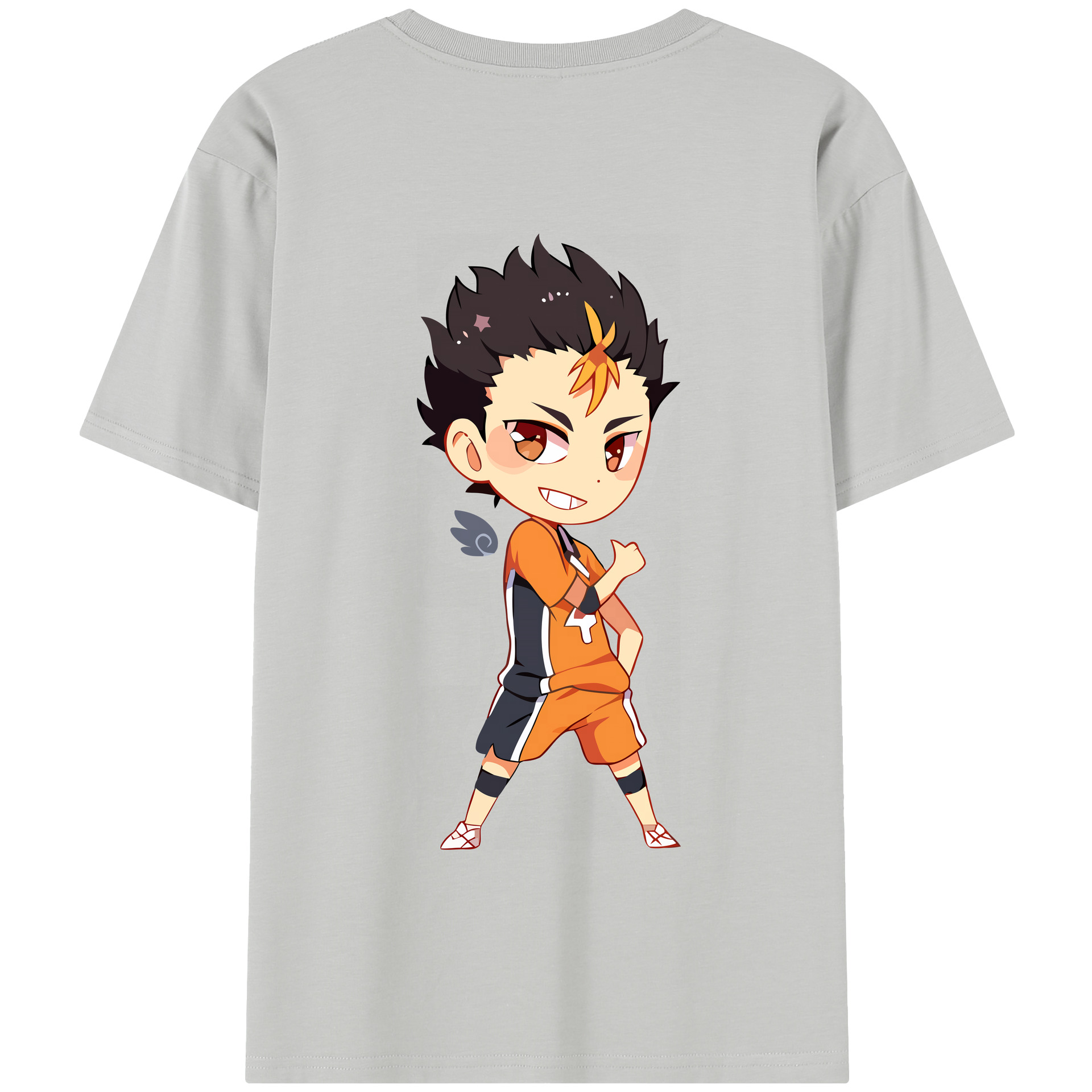 （画像用） ハイキュー!! Haikyu!! 綿100％半袖Tシャツ（背面プリント）
