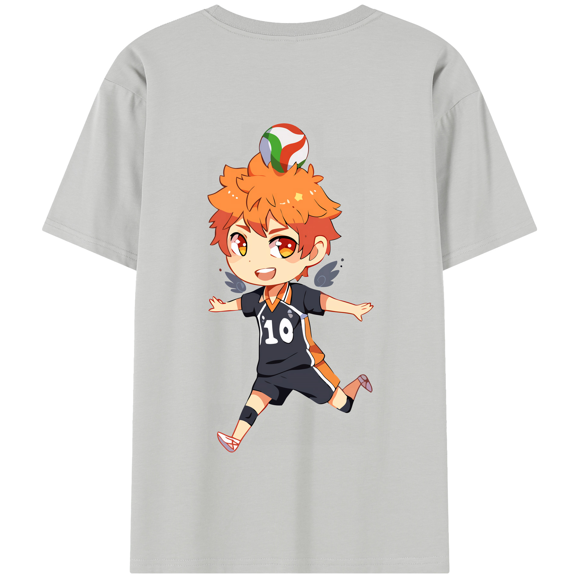 （画像用） ハイキュー!! Haikyu!! 綿100％半袖Tシャツ（背面プリント）