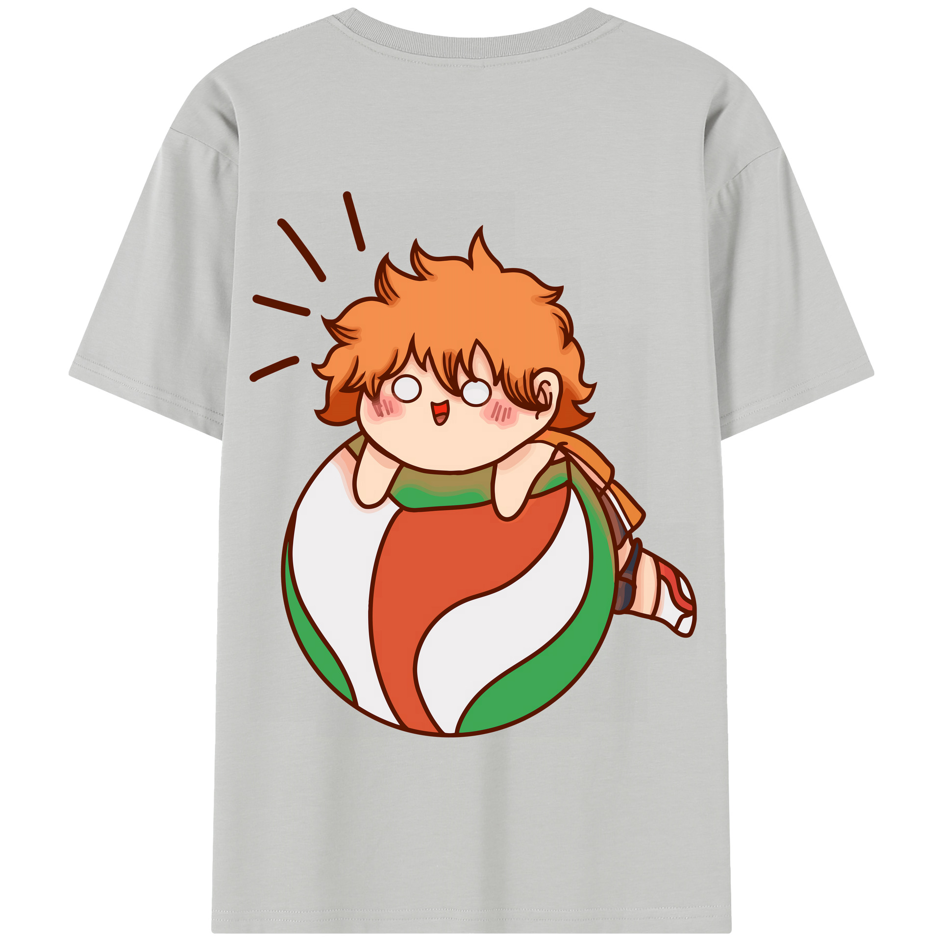 （画像用） ハイキュー!! Haikyu!! 綿100％半袖Tシャツ（背面プリント）