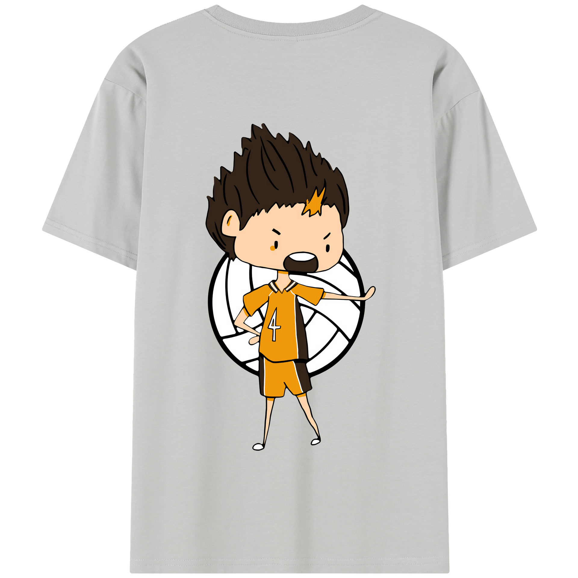 （画像用） ハイキュー!! Haikyu!! 綿100％半袖Tシャツ（背面プリント）