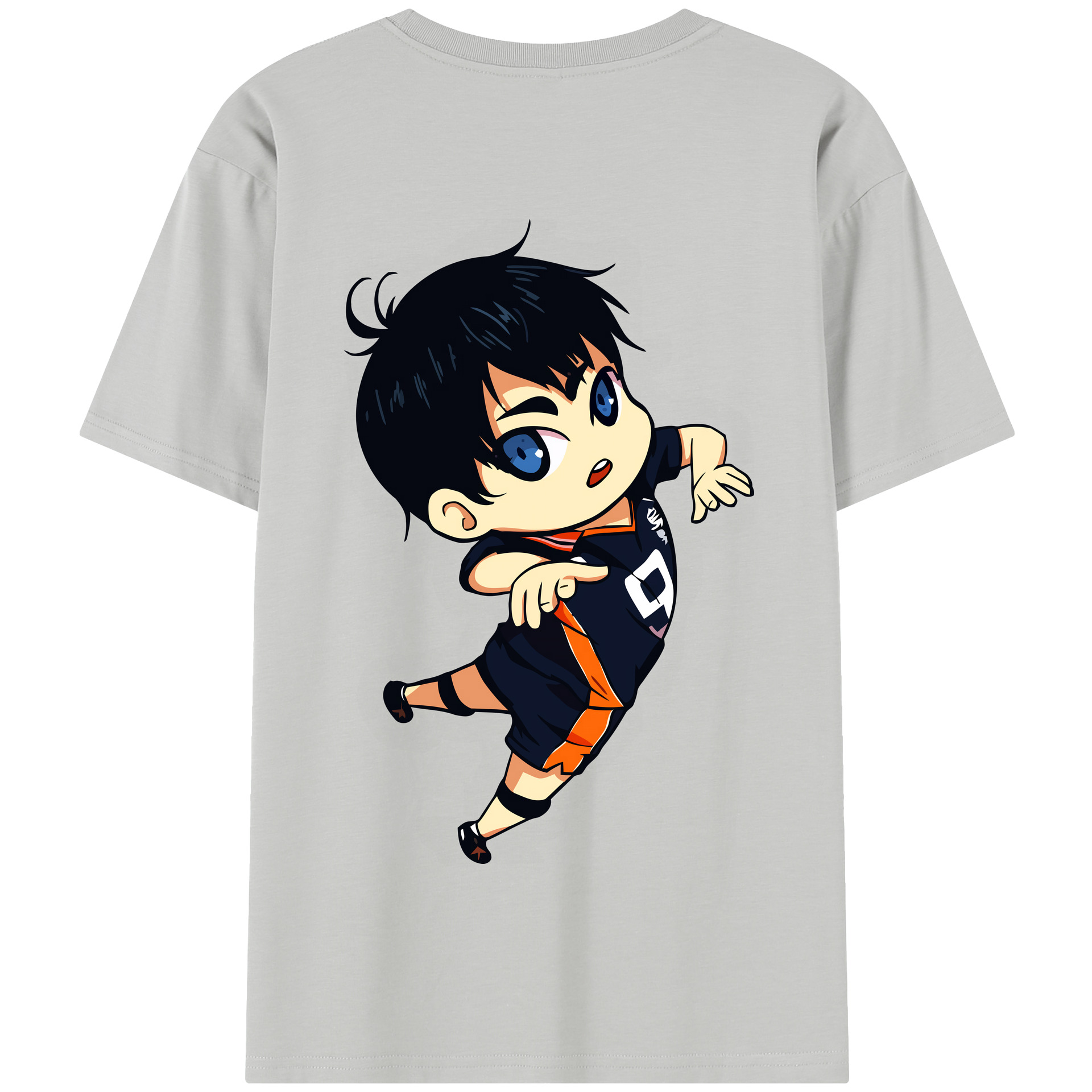 （画像用） ハイキュー!! Haikyu!! 綿100％半袖Tシャツ（背面プリント）