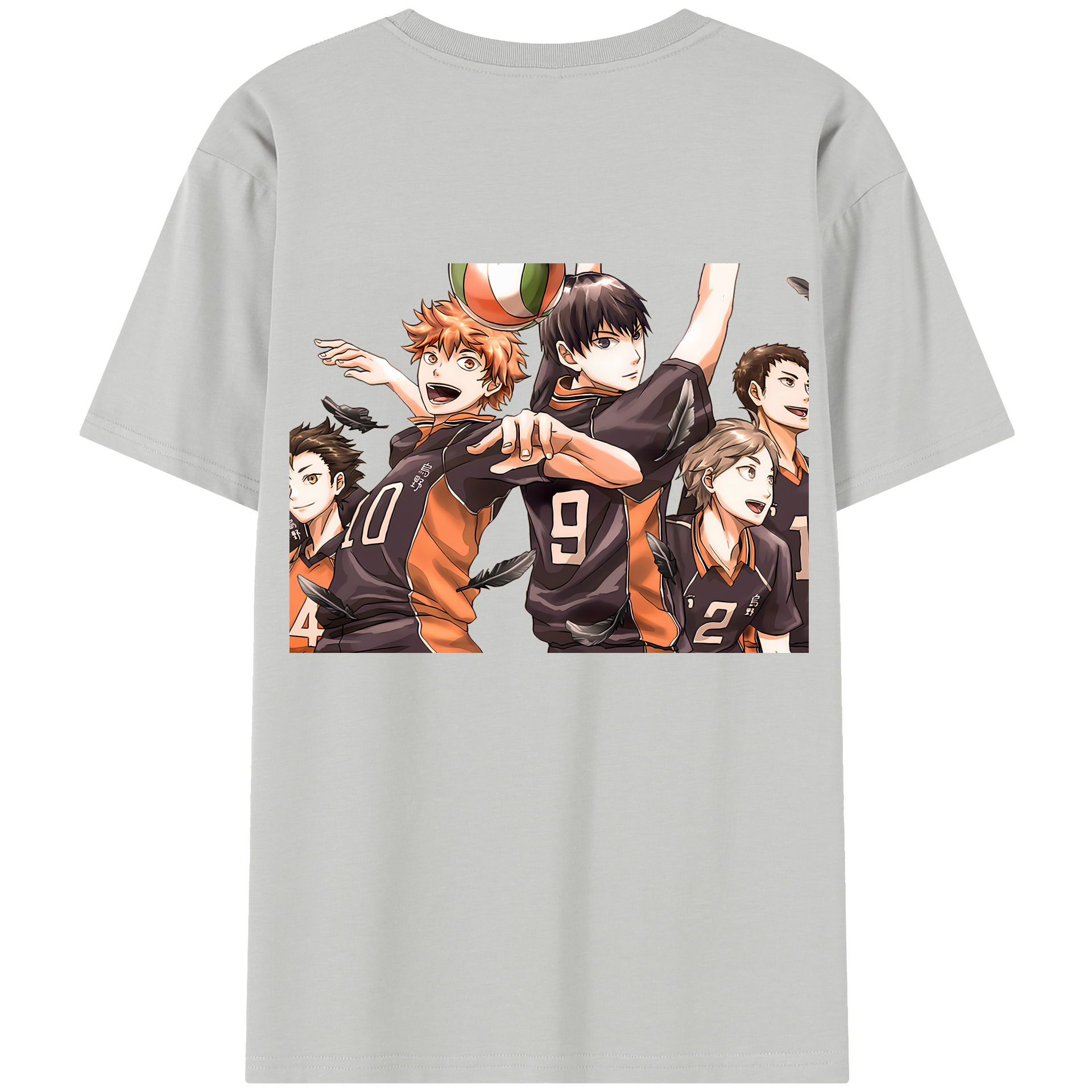 （画像用） ハイキュー!! Haikyu!! 綿100％半袖Tシャツ（背面プリント）