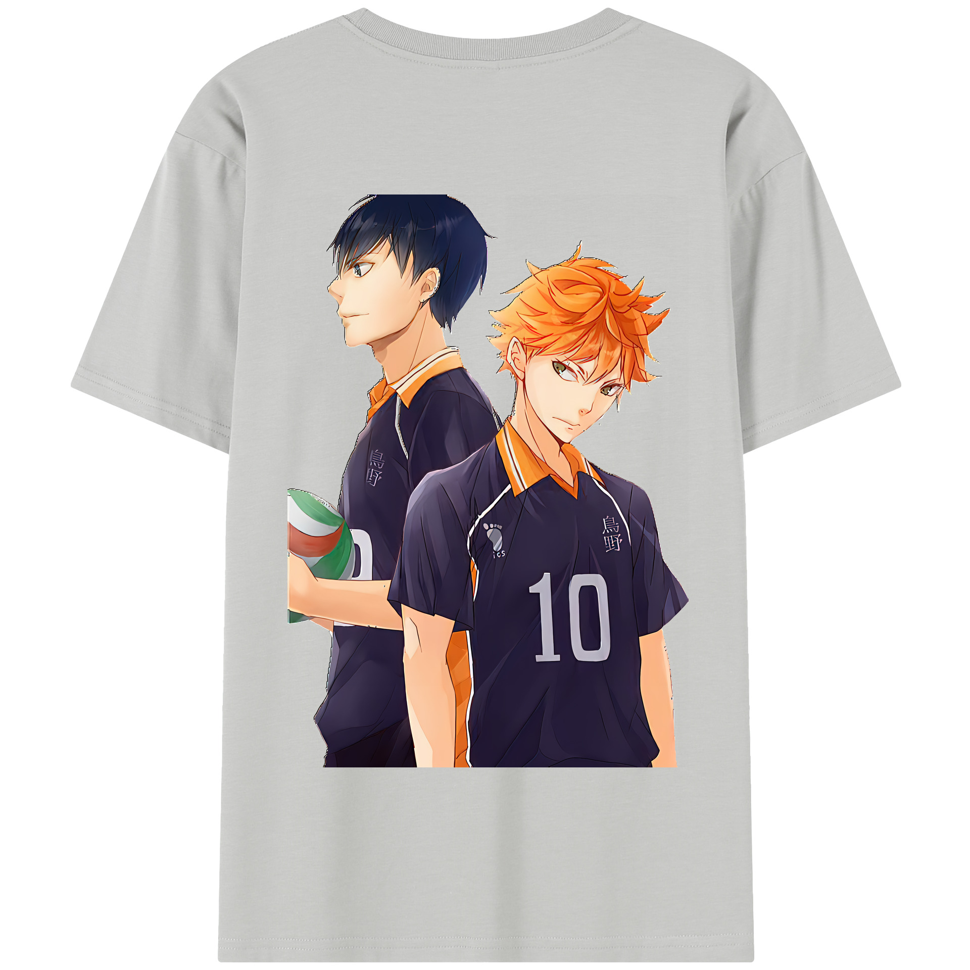 （画像用） ハイキュー!! Haikyu!! 綿100％半袖Tシャツ（背面プリント）
