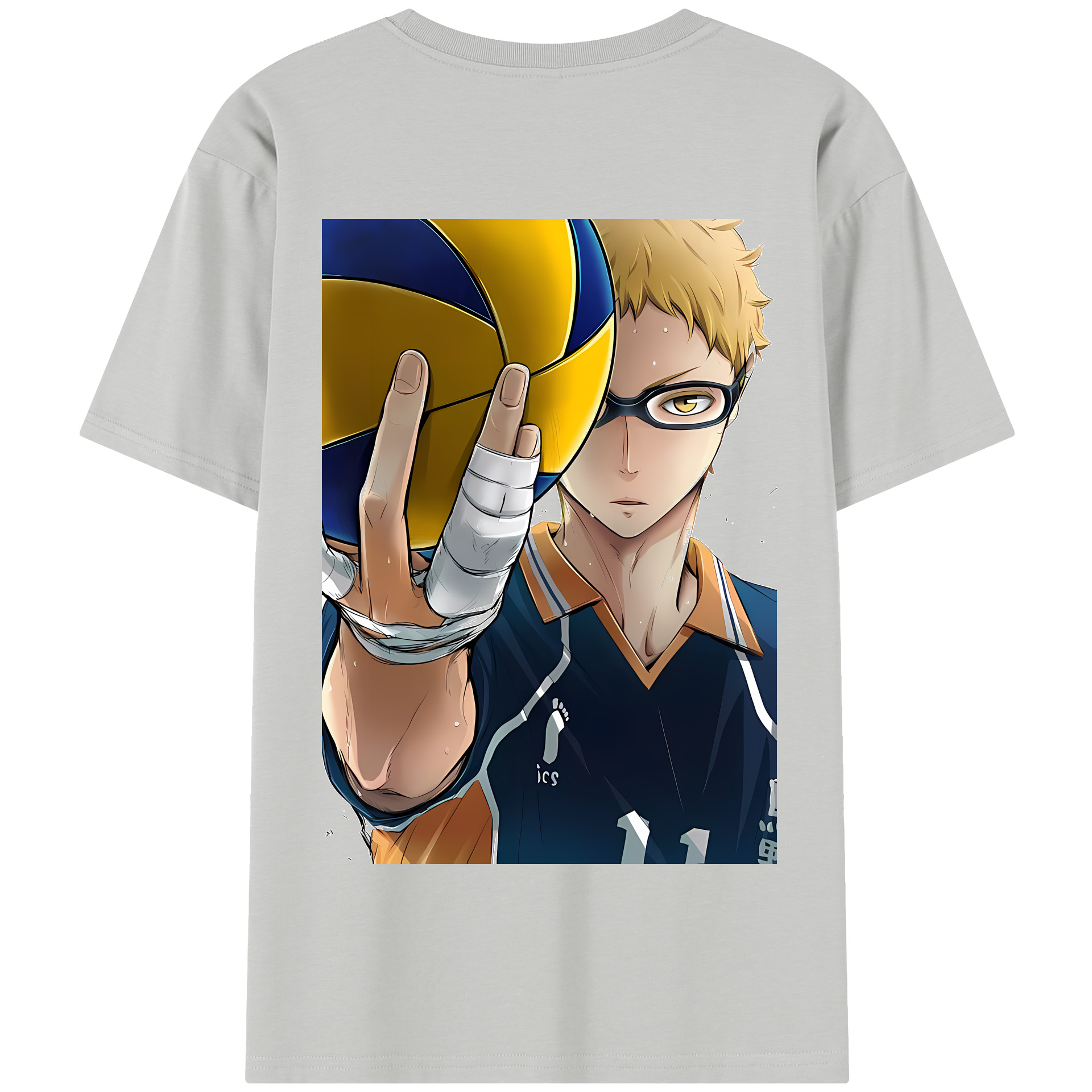 （画像用） ハイキュー!! Haikyu!! 綿100％半袖Tシャツ（背面プリント）