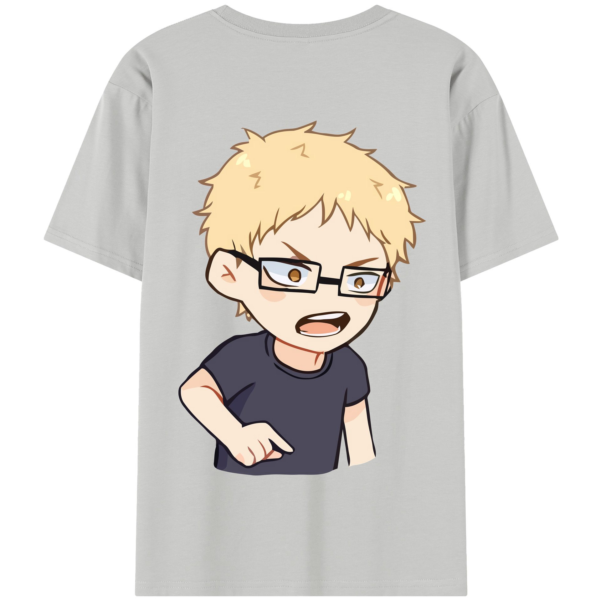 （画像用） ハイキュー!! Haikyu!! 綿100％半袖Tシャツ（背面プリント）