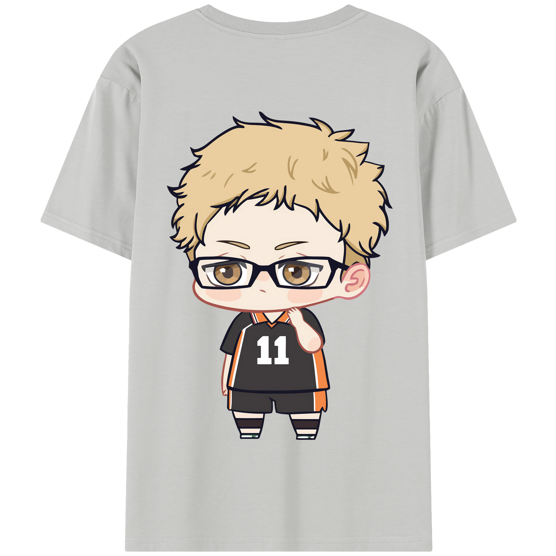 （画像用） ハイキュー!! Haikyu!! 綿100％半袖Tシャツ（背面プリント）