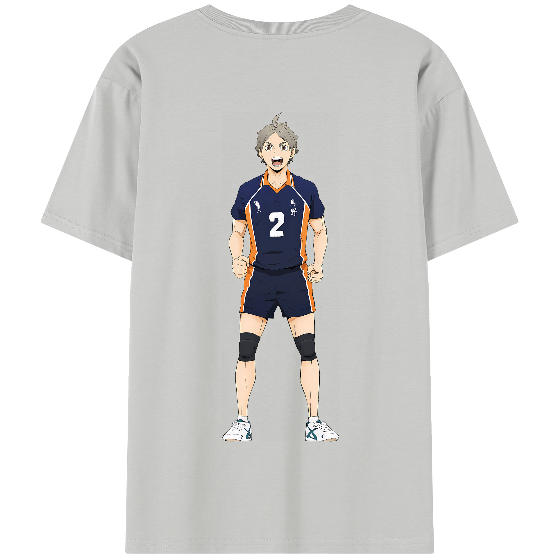 （画像用） ハイキュー!! Haikyu!! 綿100％半袖Tシャツ（背面プリント）