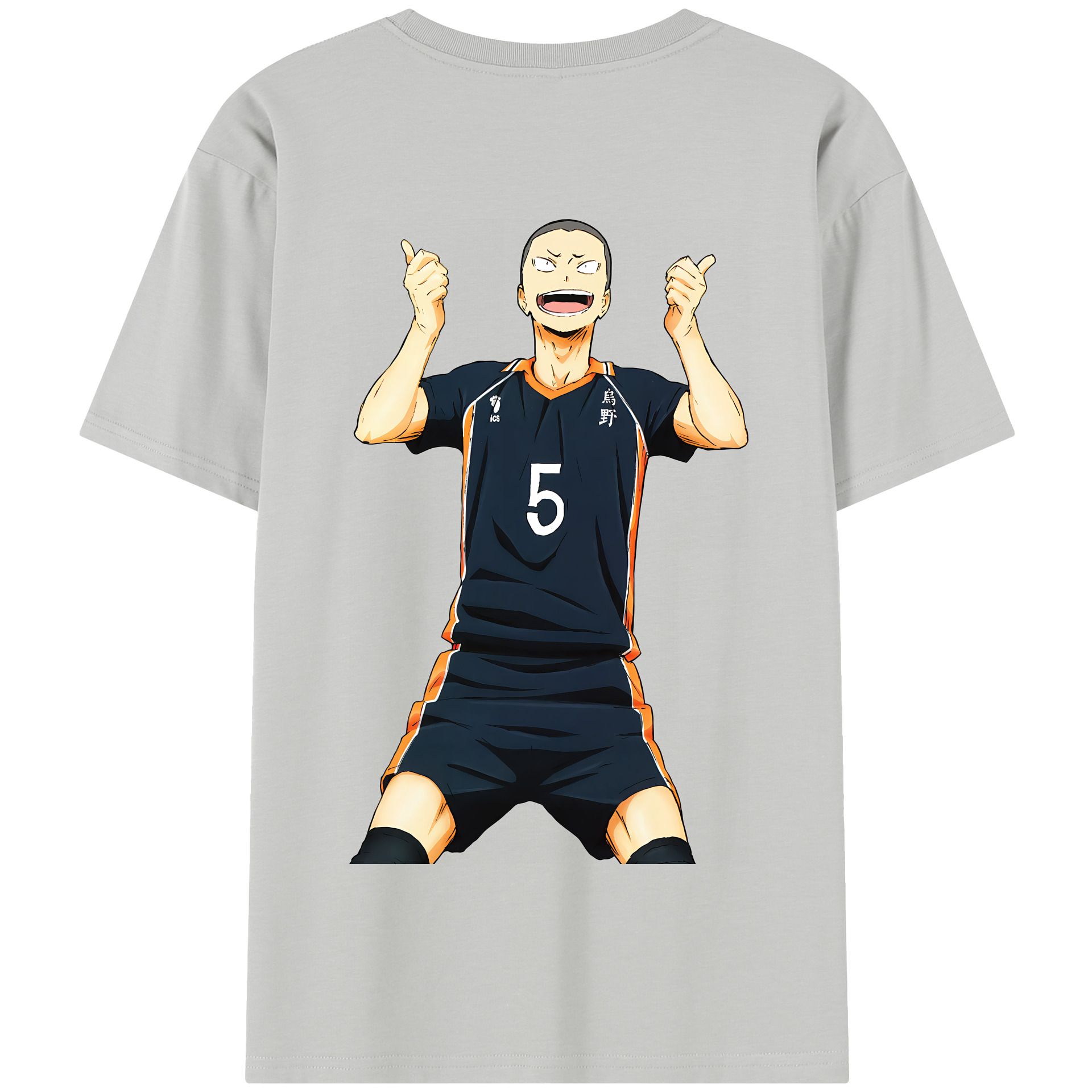 （画像用） ハイキュー!! Haikyu!! 綿100％半袖Tシャツ（背面プリント）