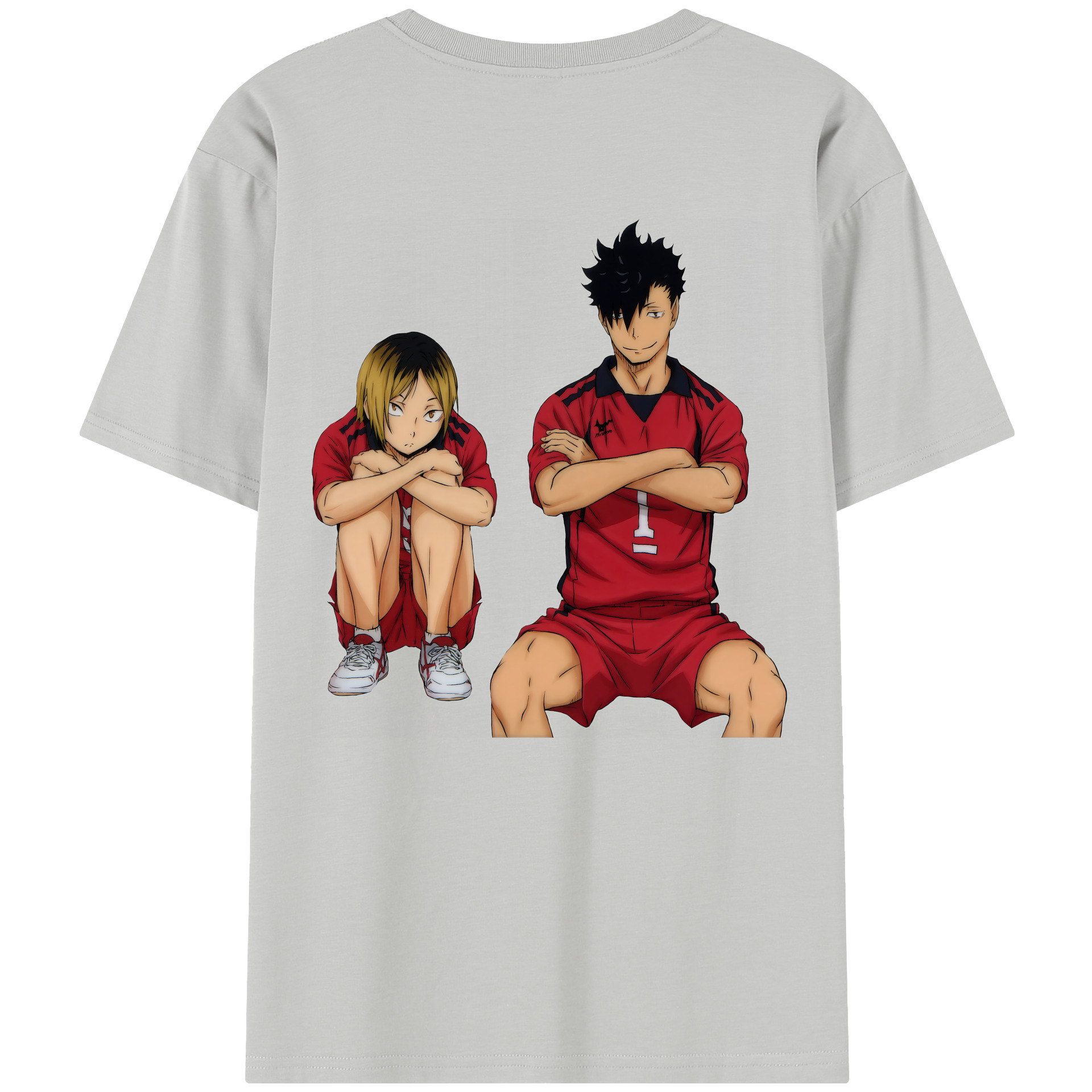 （画像用） ハイキュー!! Haikyu!! 綿100％半袖Tシャツ（背面プリント）