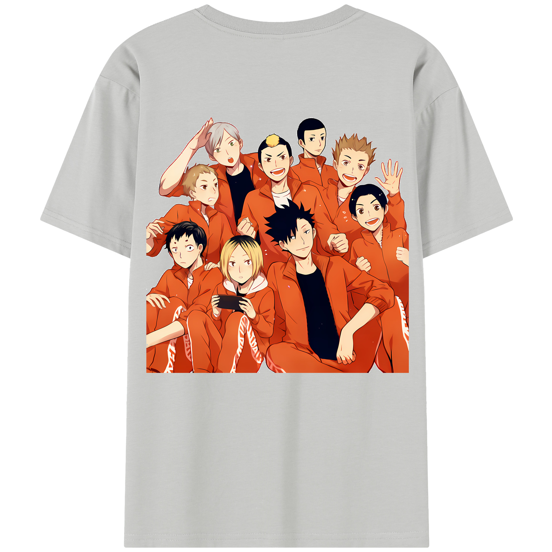 （画像用） ハイキュー!! Haikyu!! 綿100％半袖Tシャツ（背面プリント）