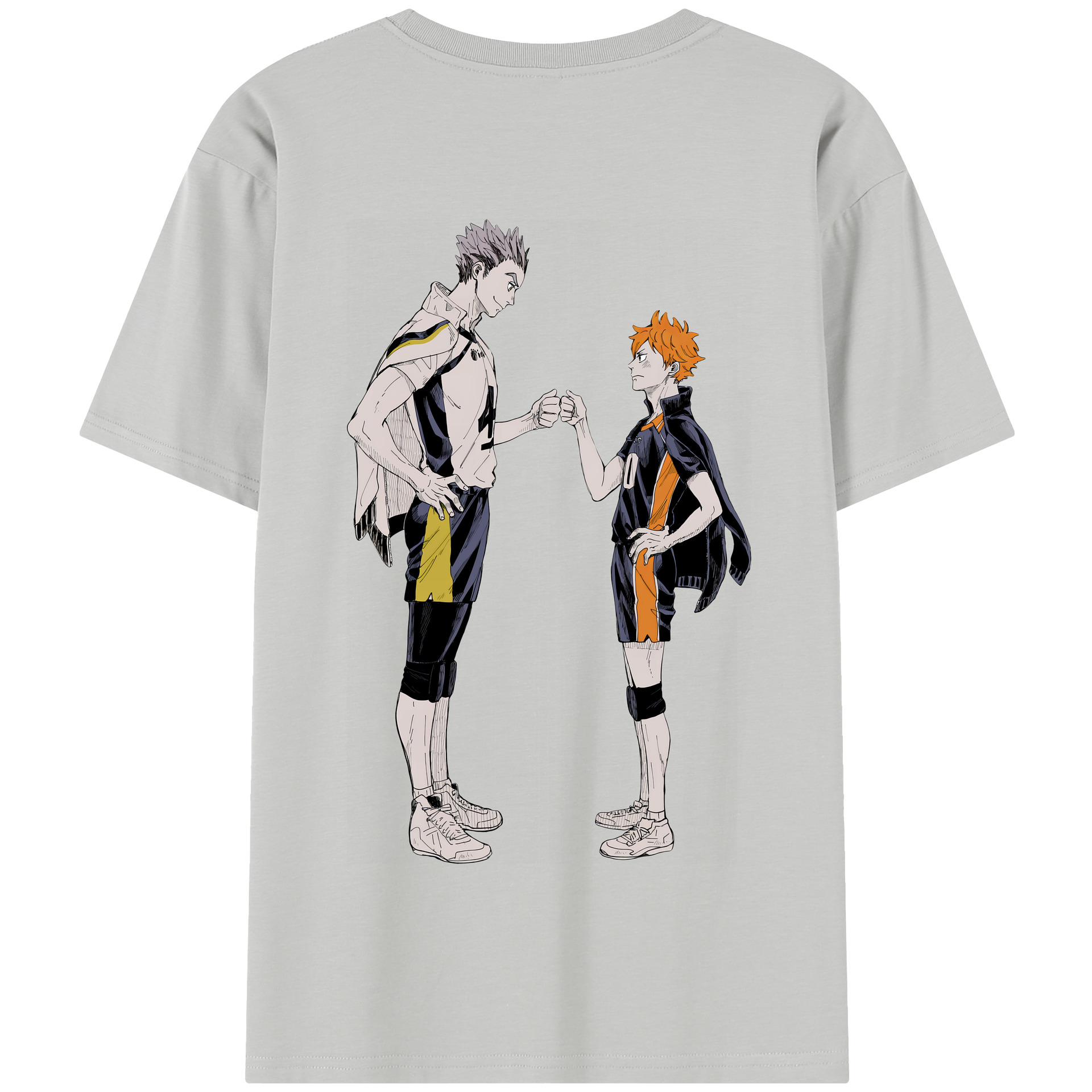 （画像用） ハイキュー!! Haikyu!! 綿100％半袖Tシャツ（背面プリント）