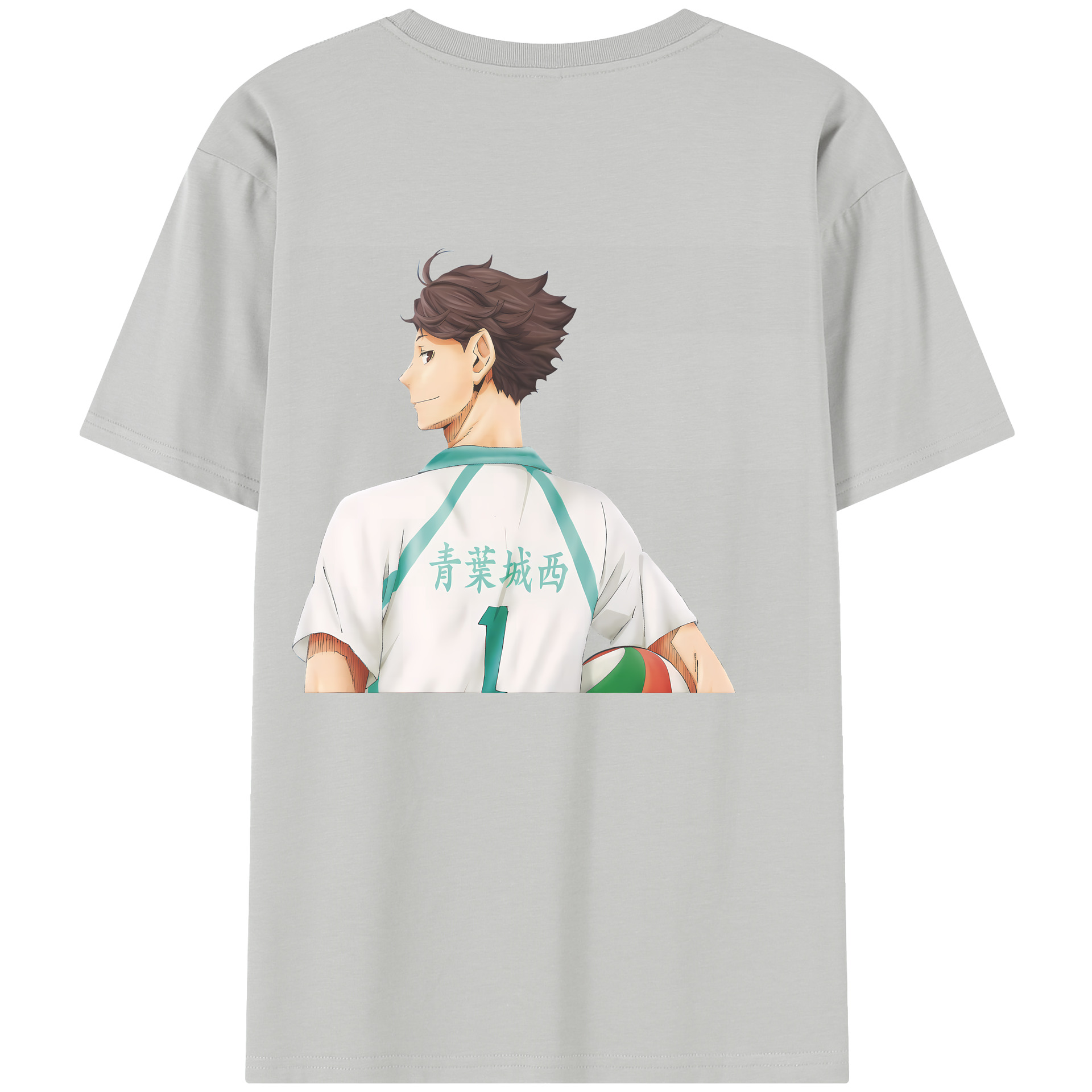 （画像用） ハイキュー!! Haikyu!! 綿100％半袖Tシャツ（背面プリント）