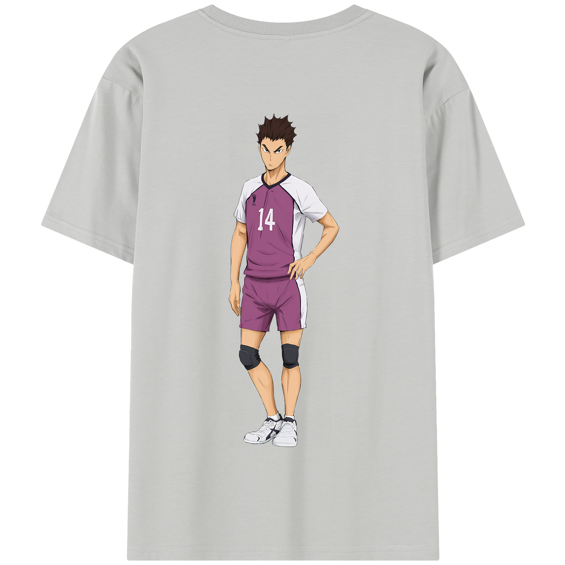 （画像用） ハイキュー!! Haikyu!! 綿100％半袖Tシャツ（背面プリント）