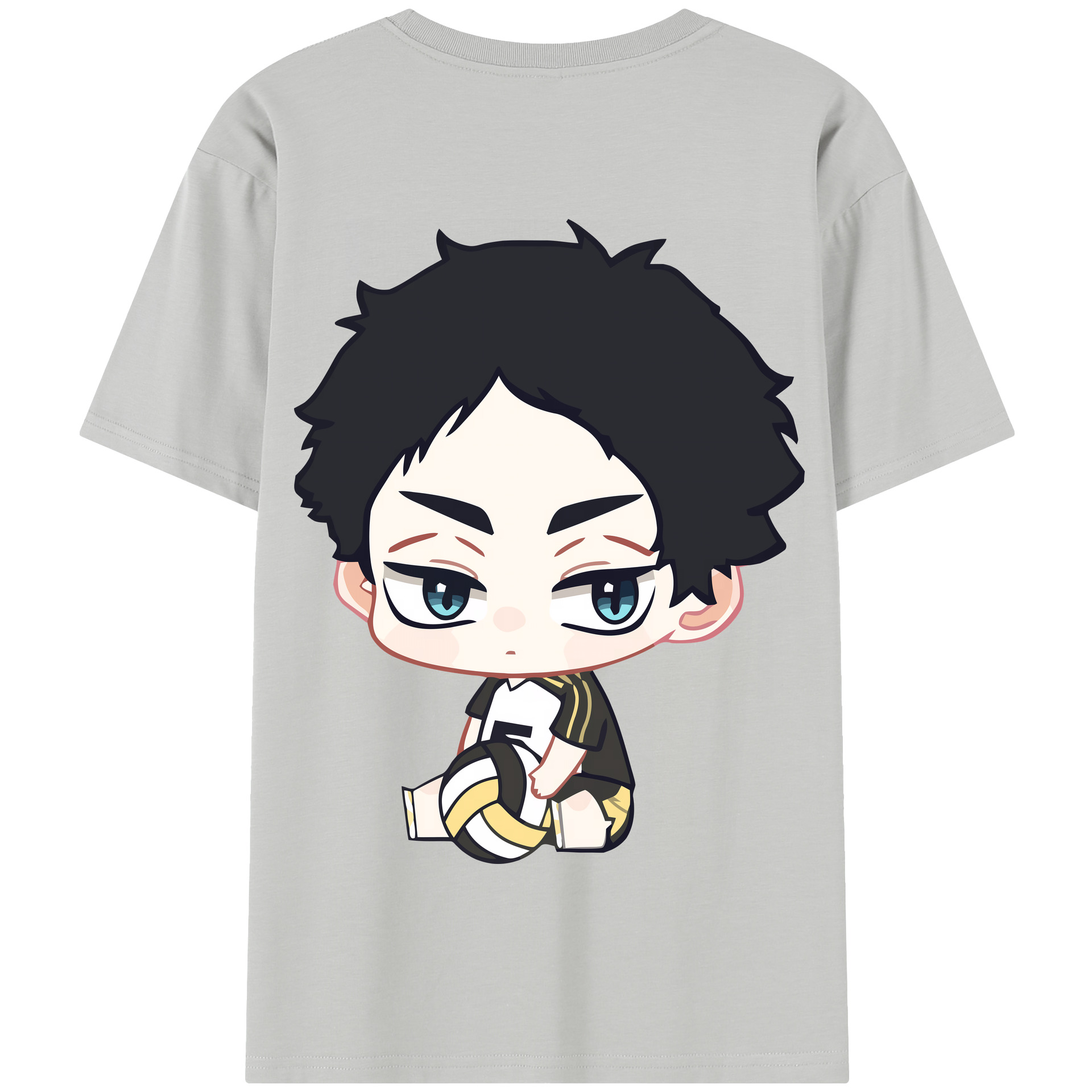 （画像用） ハイキュー!! Haikyu!! 綿100％半袖Tシャツ（背面プリント）