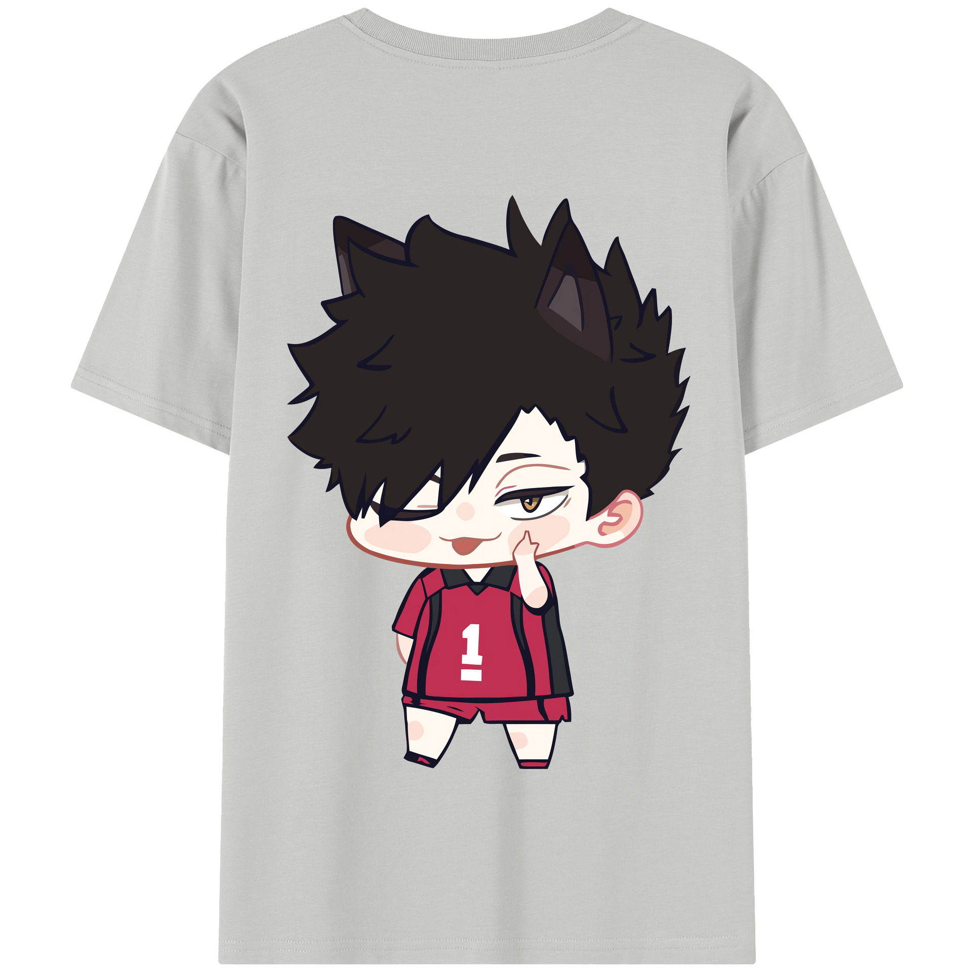 （画像用） ハイキュー!! Haikyu!! 綿100％半袖Tシャツ（背面プリント）